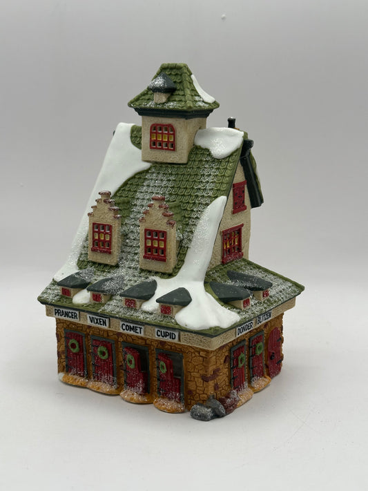 Department 56 - Reindeer Barn - North Pole Series