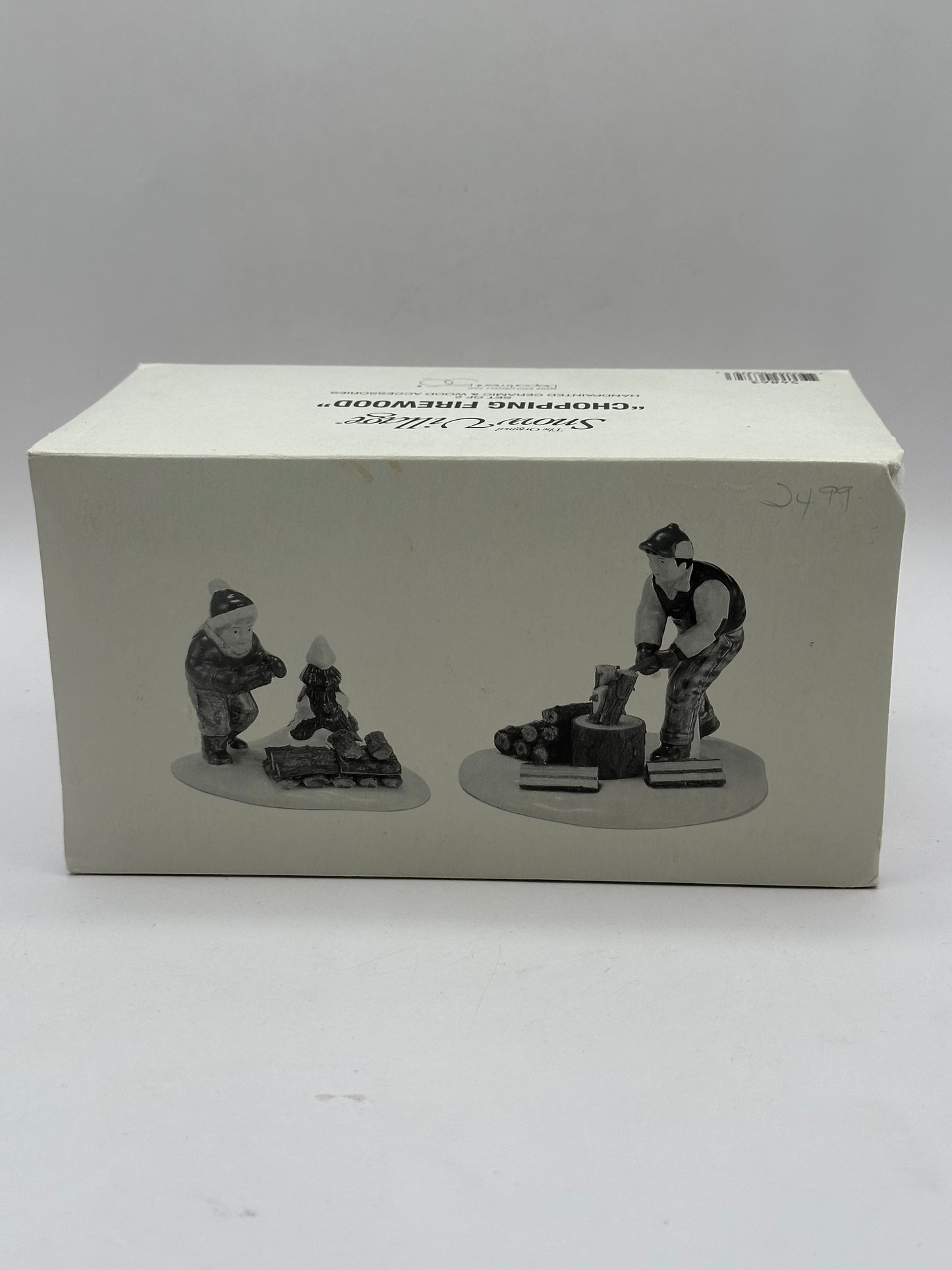 Department 56 - Chopping Firewood - Original Snow Village
