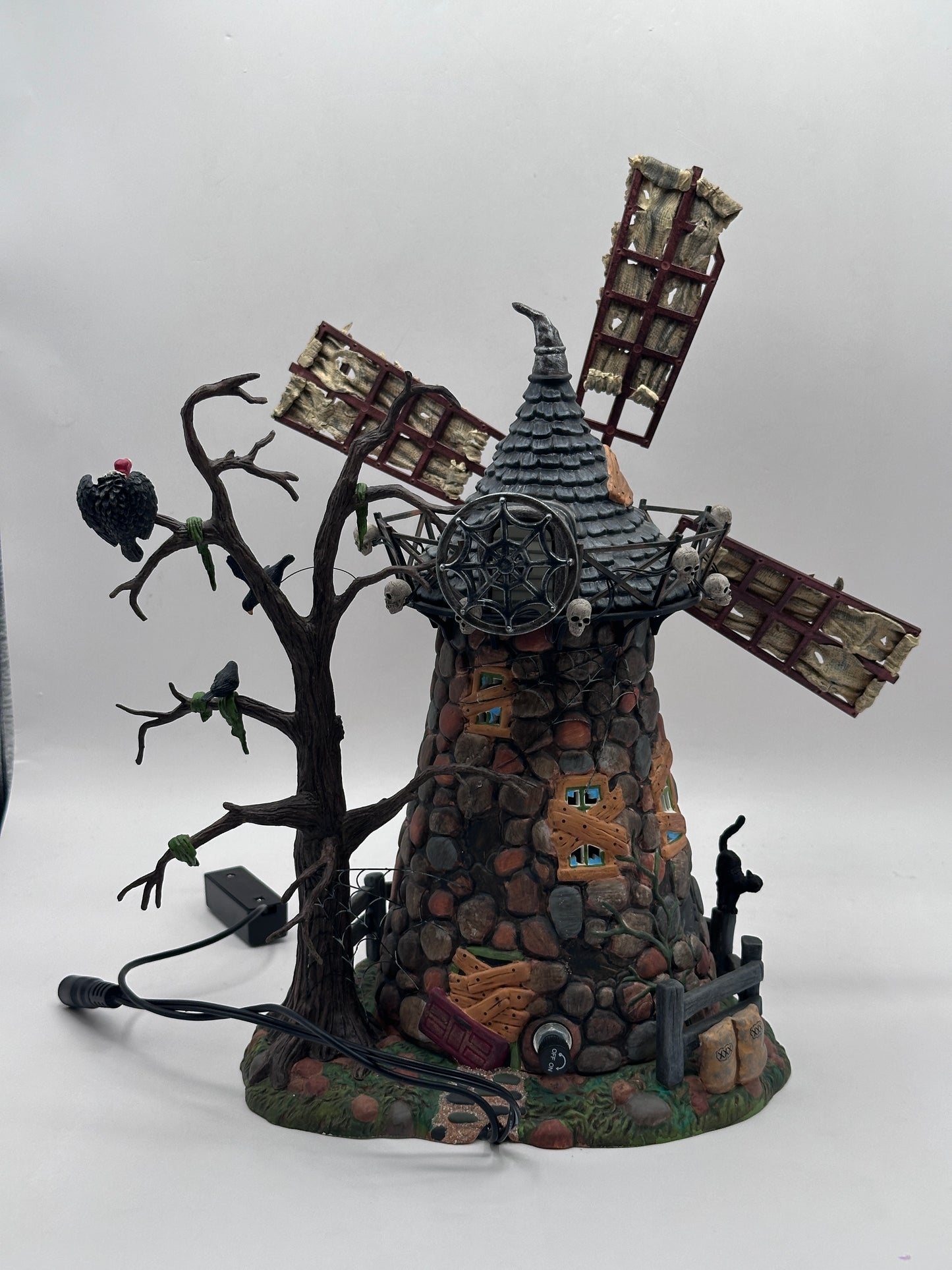 Department 56 - Haunted Windmill - Snow Village Halloween