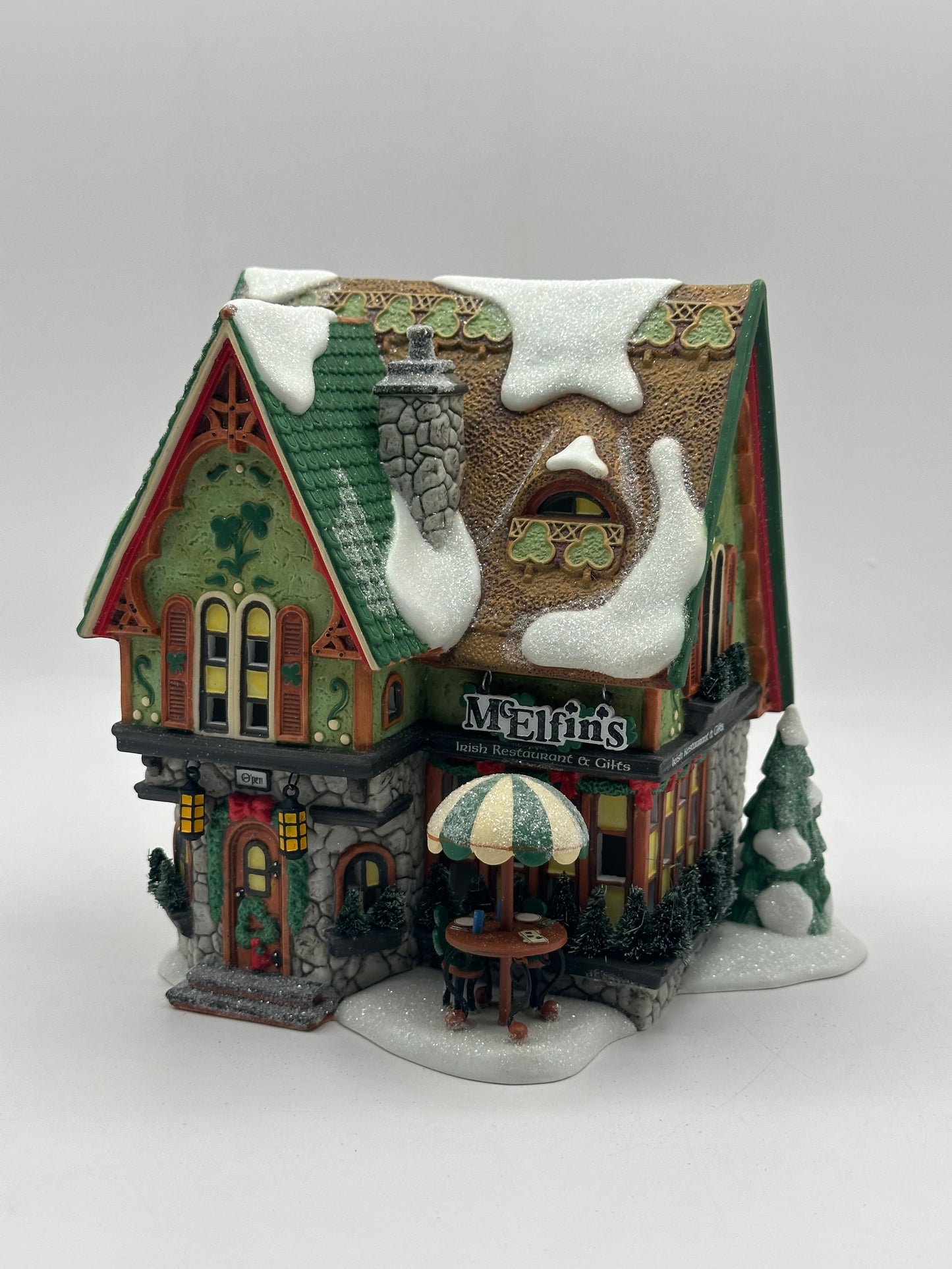 Department 56 - McElfin’s Irish Restaurant & Gifts - North Pole Series