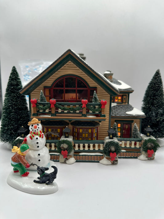 Department 56 - Christmas Lake Chalet - Original Snow Village