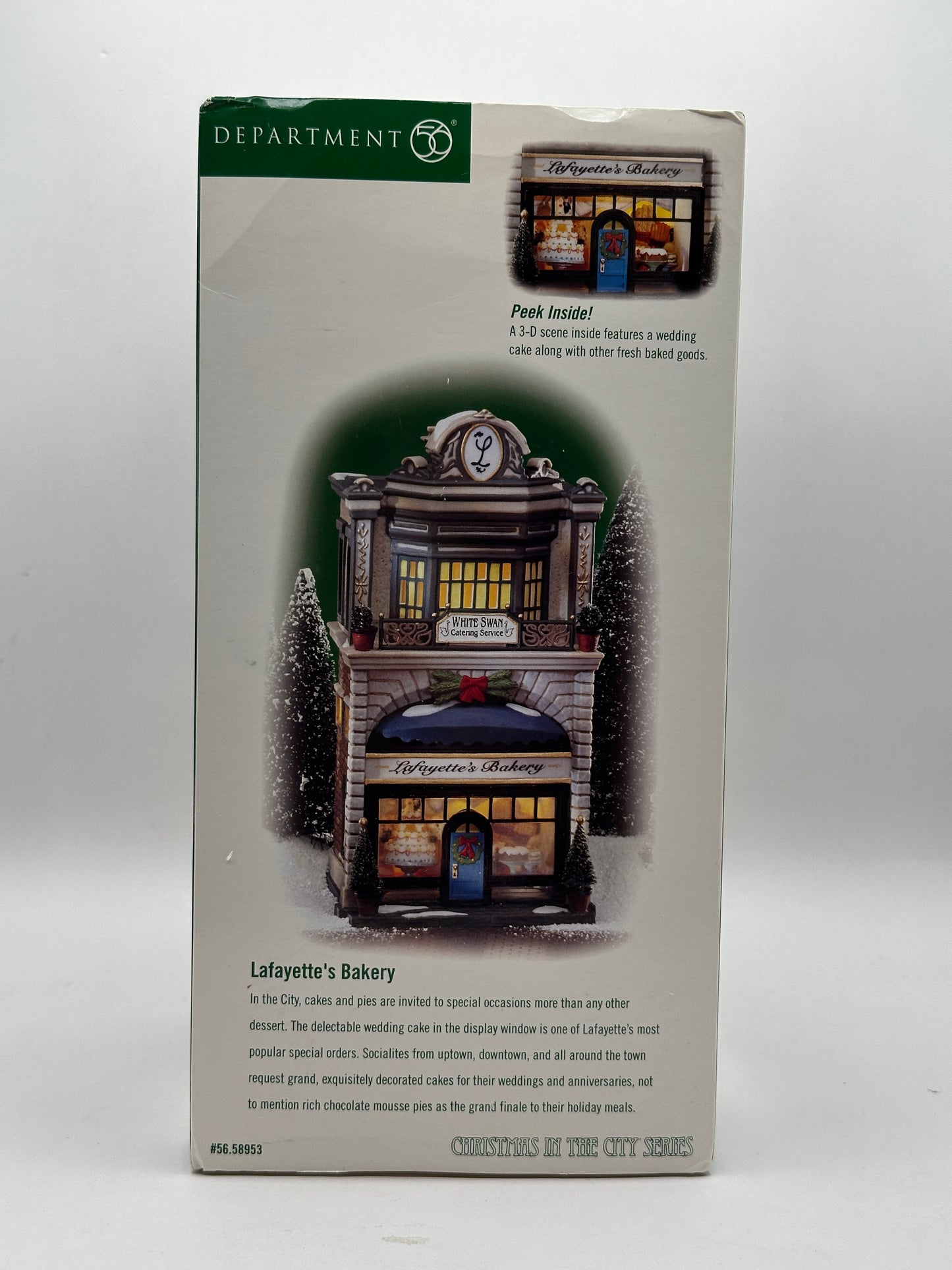 Department 56 - Lafayette's Bakery - Christmas in the City