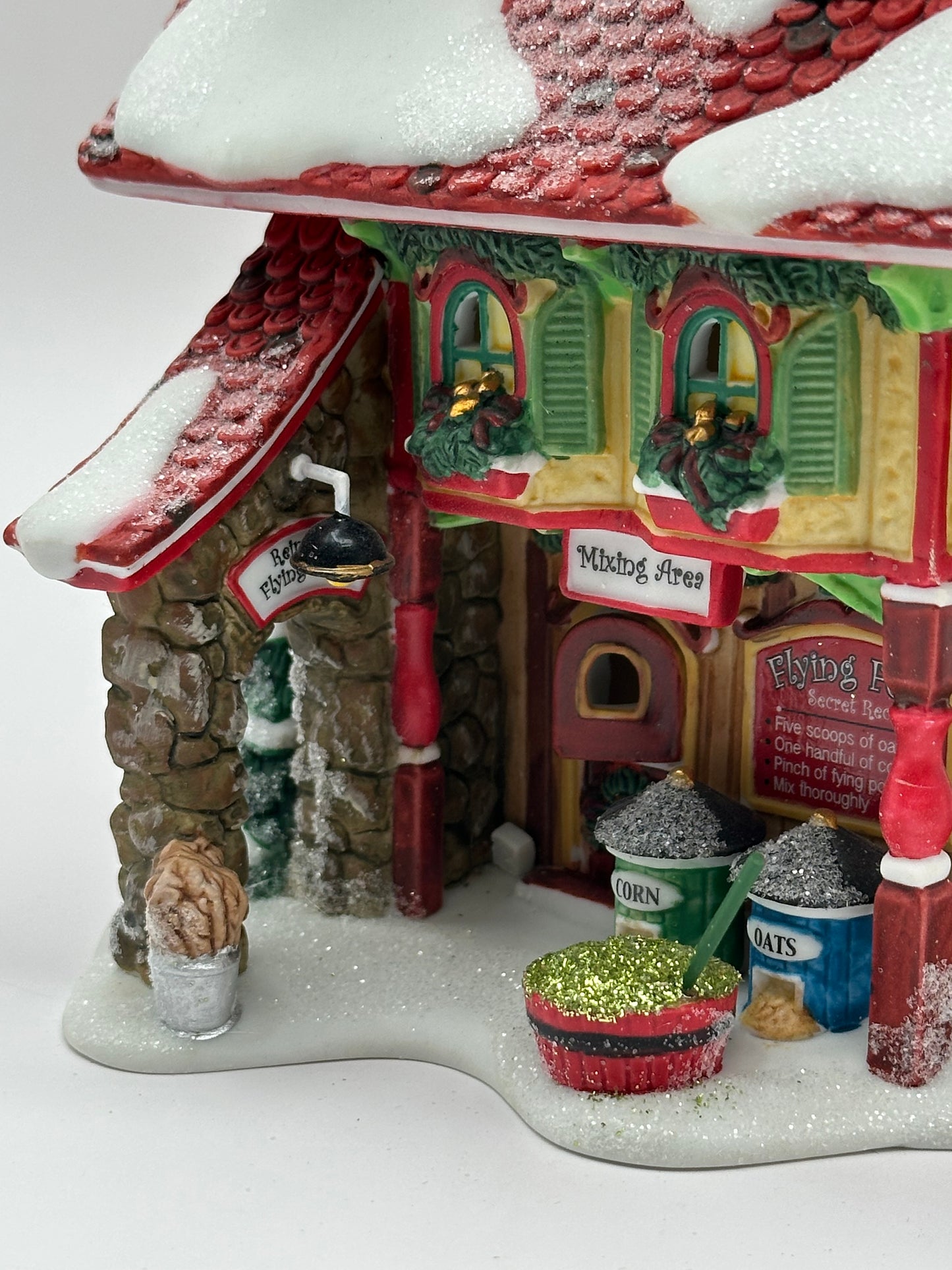 Department 56 - Reindeer Flying Feed Store - North Pole Series