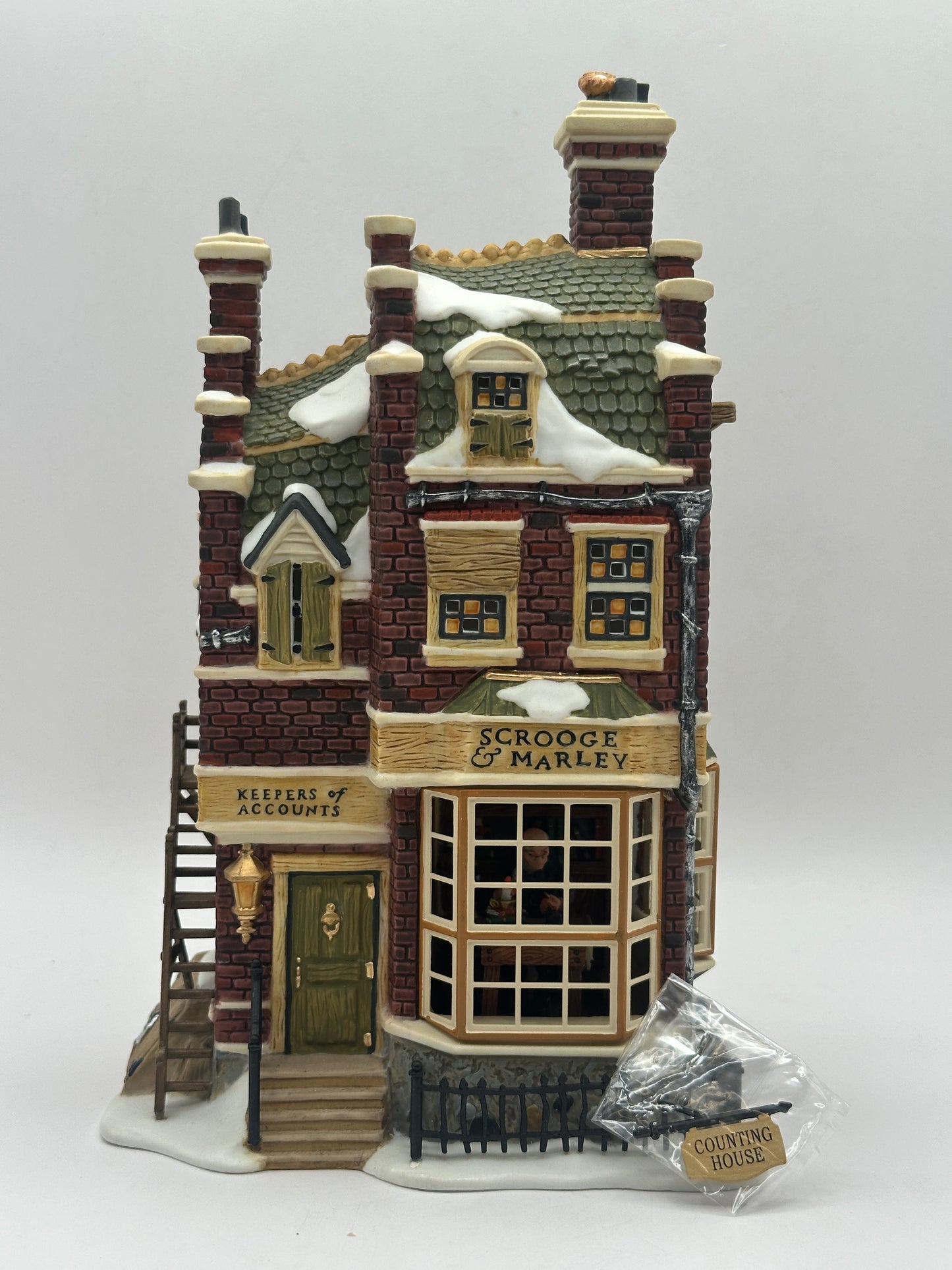 Department 56 - Scrooge & Marley Counting House (A Christmas Carol) - Dickens' Village