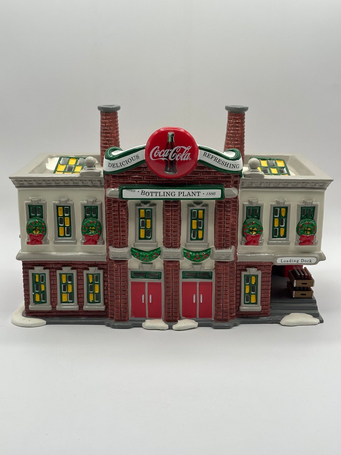 Dept 56 Original Snow Village Coca-Cola Bottling Plant
