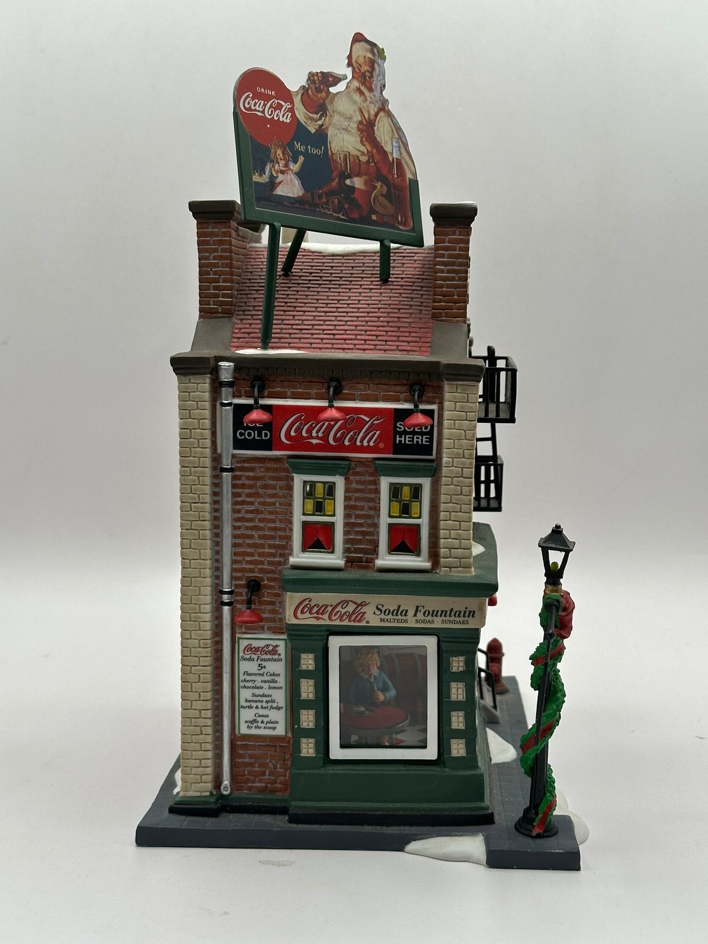 Department 56 - Coca-Cola Soda Fountain - Christmas in the City