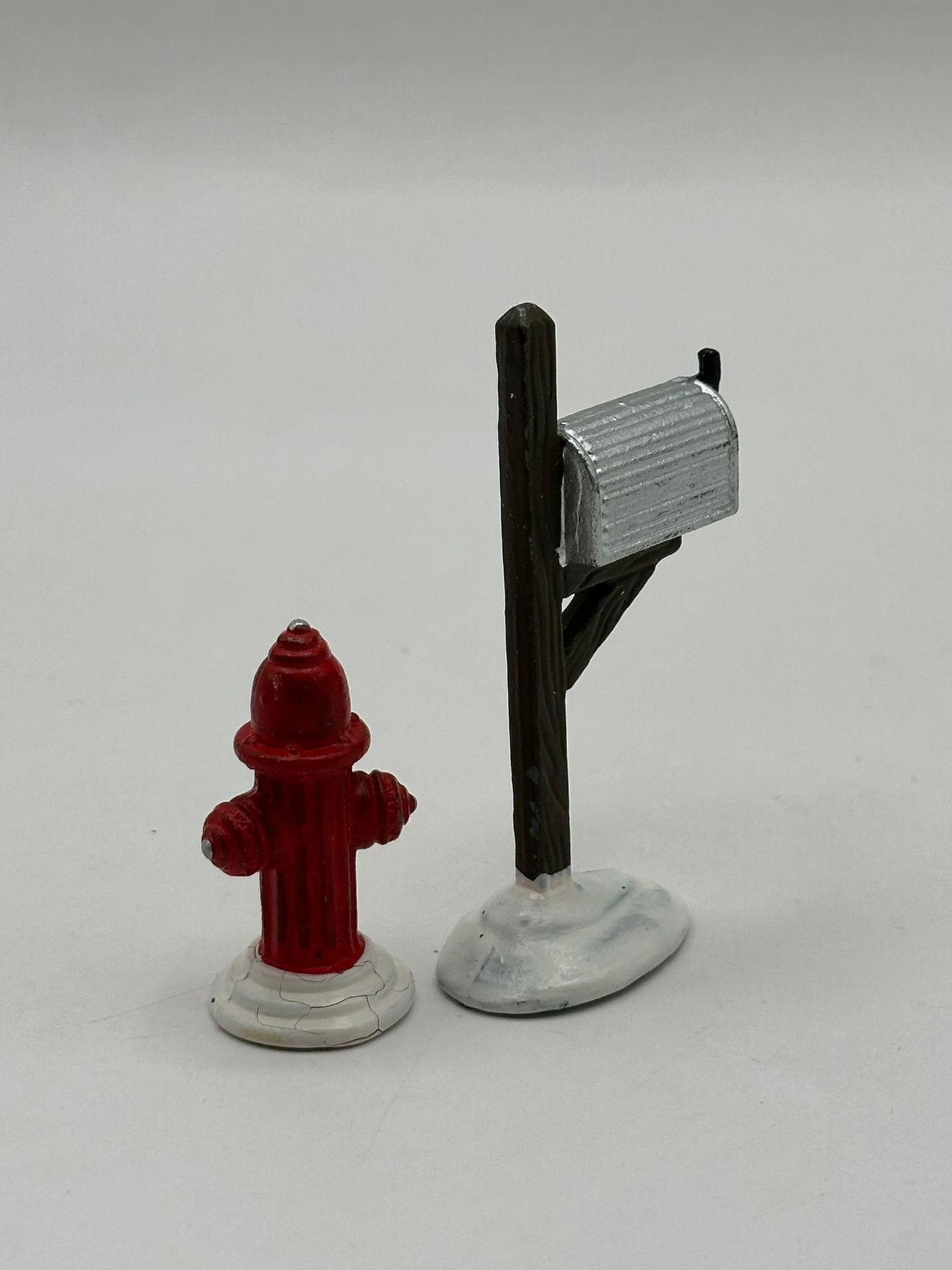 Department 56 - Fire Hydrant and Mailbox - Original Snow Village