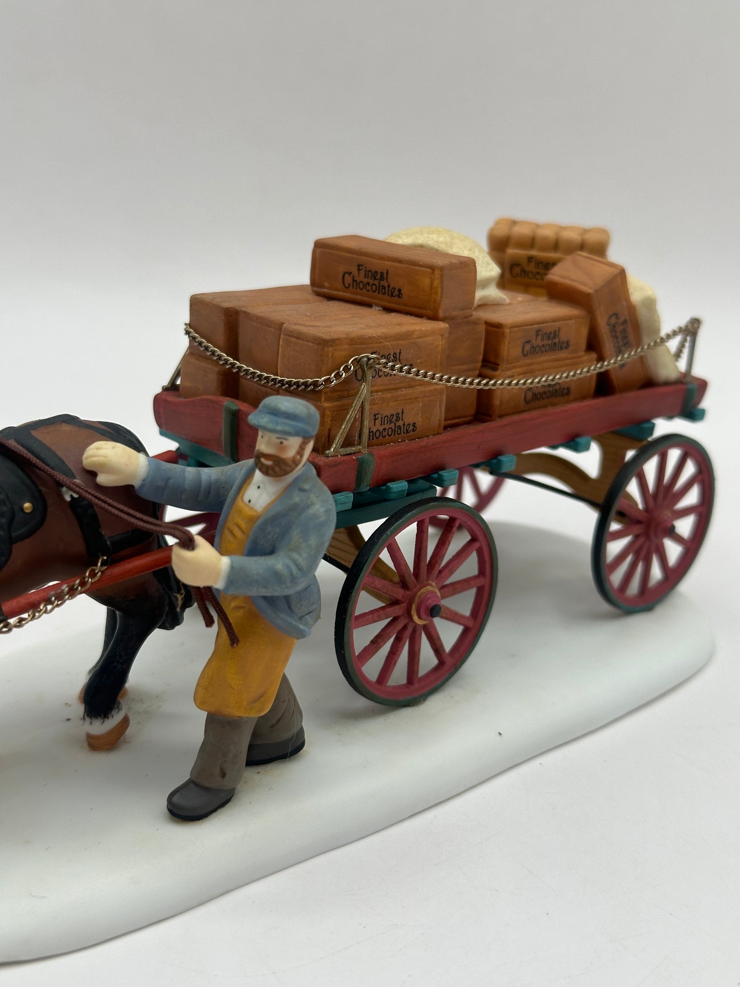 Department 56 - Gourmet Chocolates Delivery Wagon - Dickens' Village