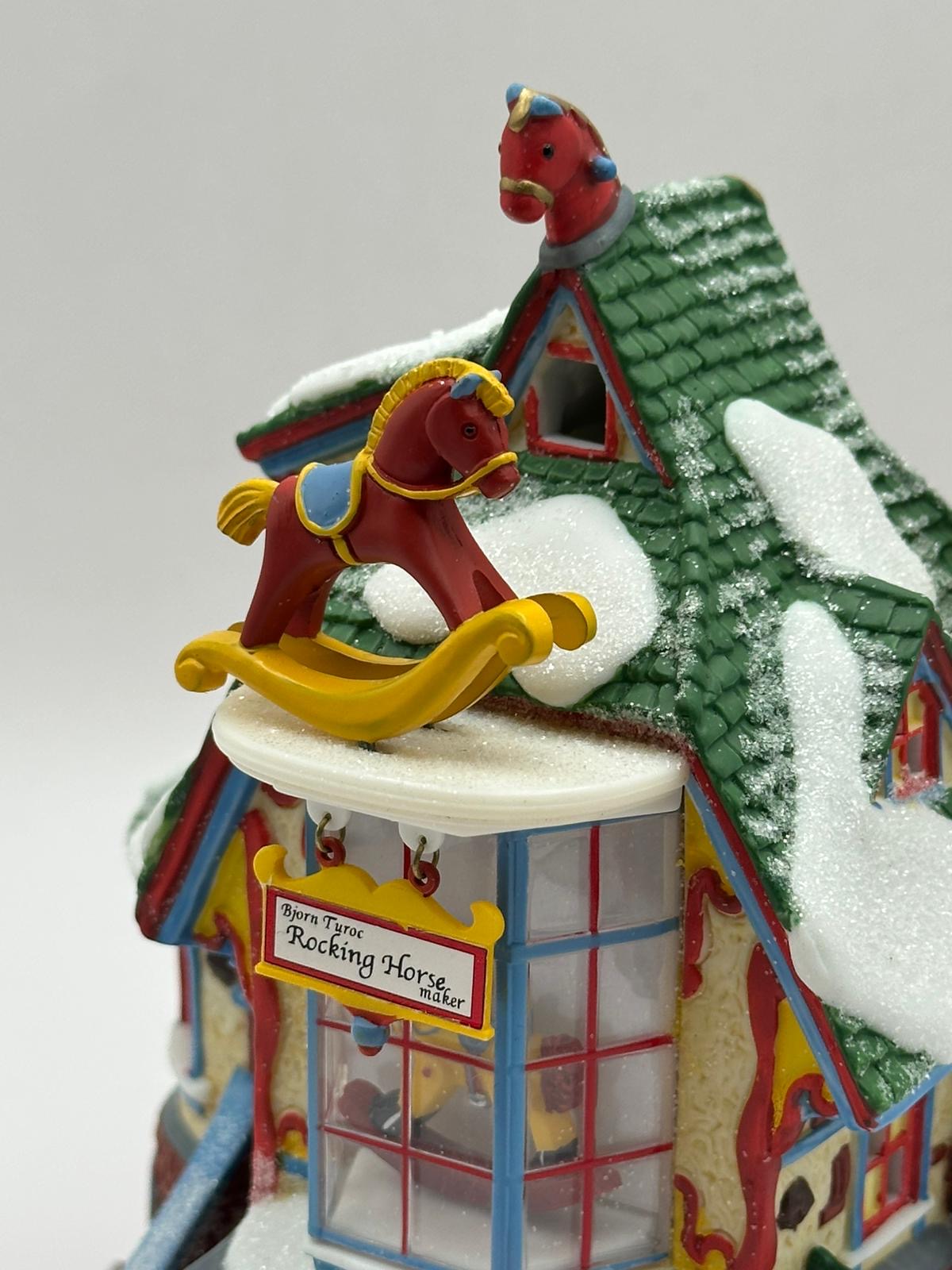 Department 56 - Bjorn Turoc Rocking Horse Maker - North Pole Series