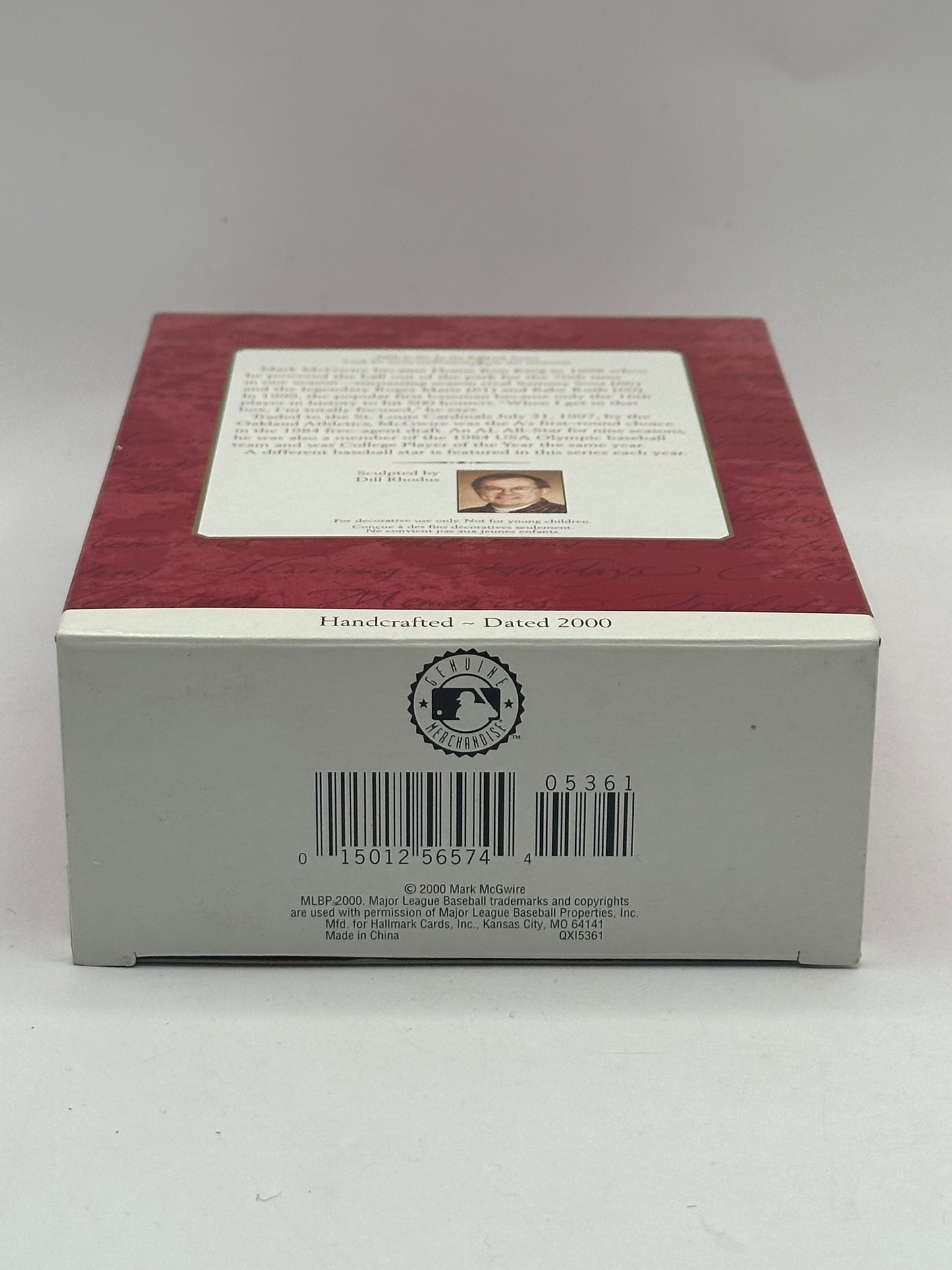 2000 Mark McGwire, At The Ballpark #5 Hallmark Keepsake Ornament