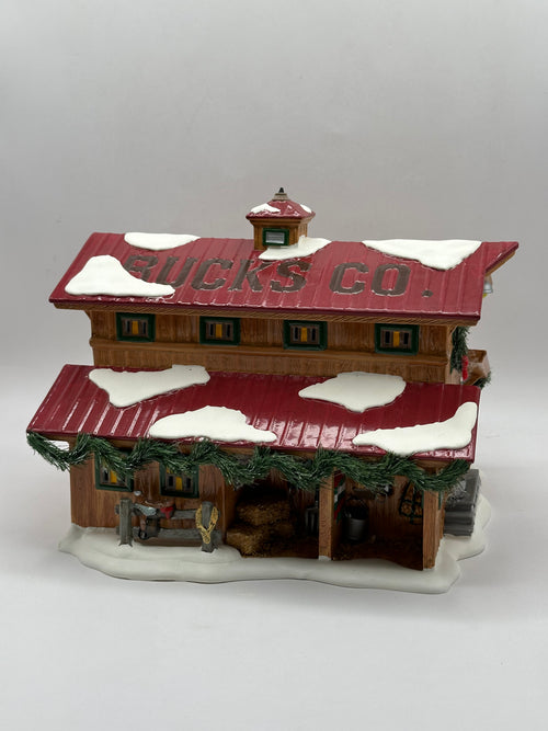 Department 56 - Buck's County Horse Barn - Original Snow Village