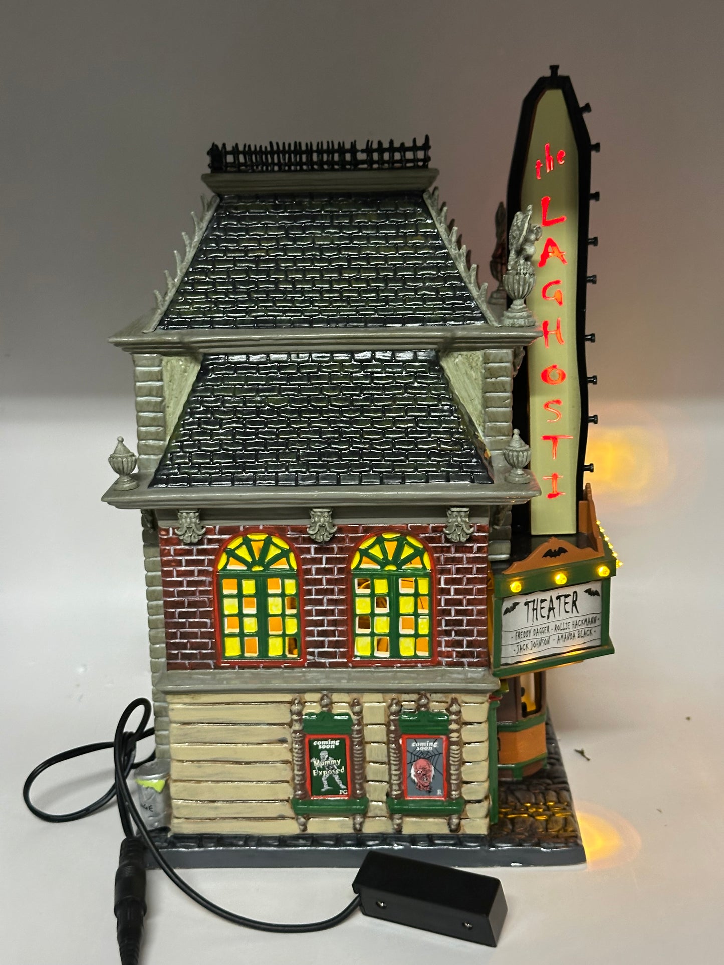 Department 56 - LaGhosti Movie Theatre - Snow Village Halloween