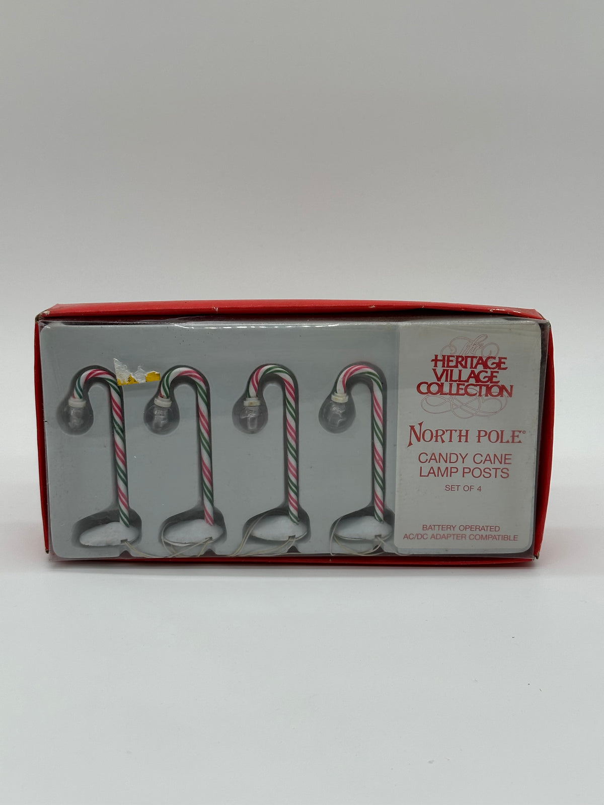 Department 56 - Candy Cane Lamp Posts - North Pole Series