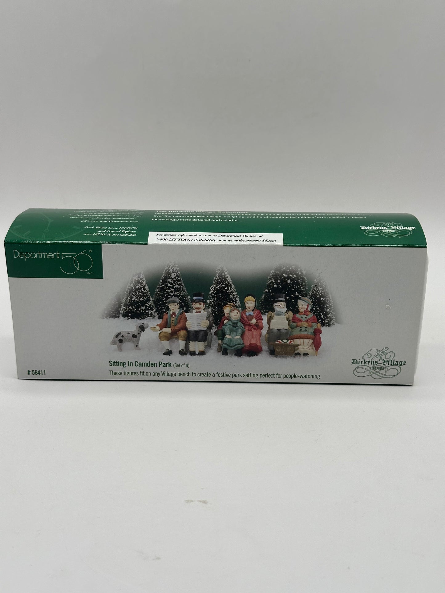 Department 56 - Sitting in Camden Park - Dickens' Village