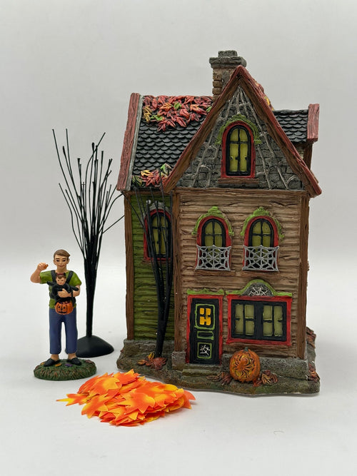 Department 56 - Halloween Spider House Box Set - Snow Village Halloween