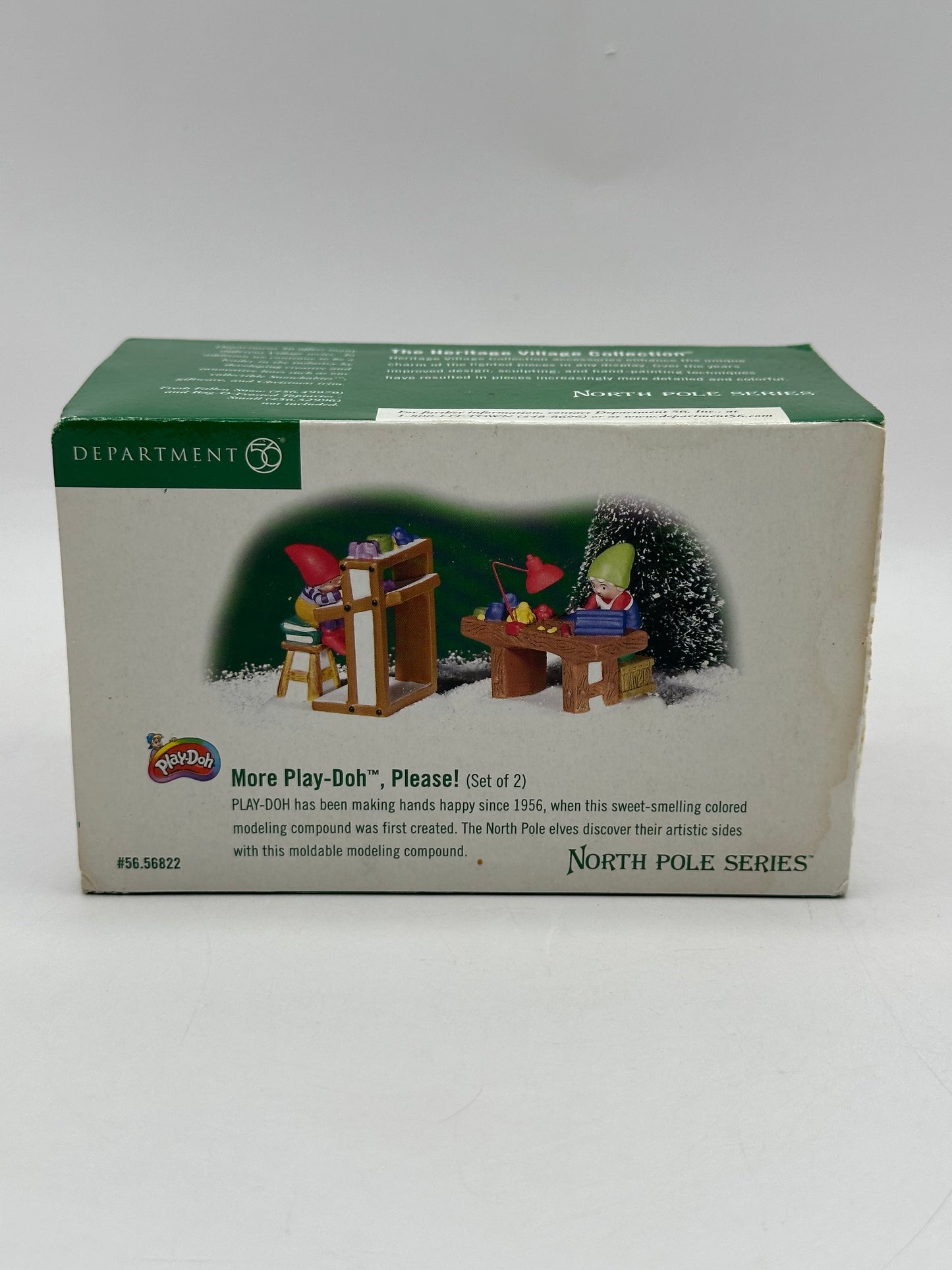 Dept 56 North Pole More Play-Doh Please!