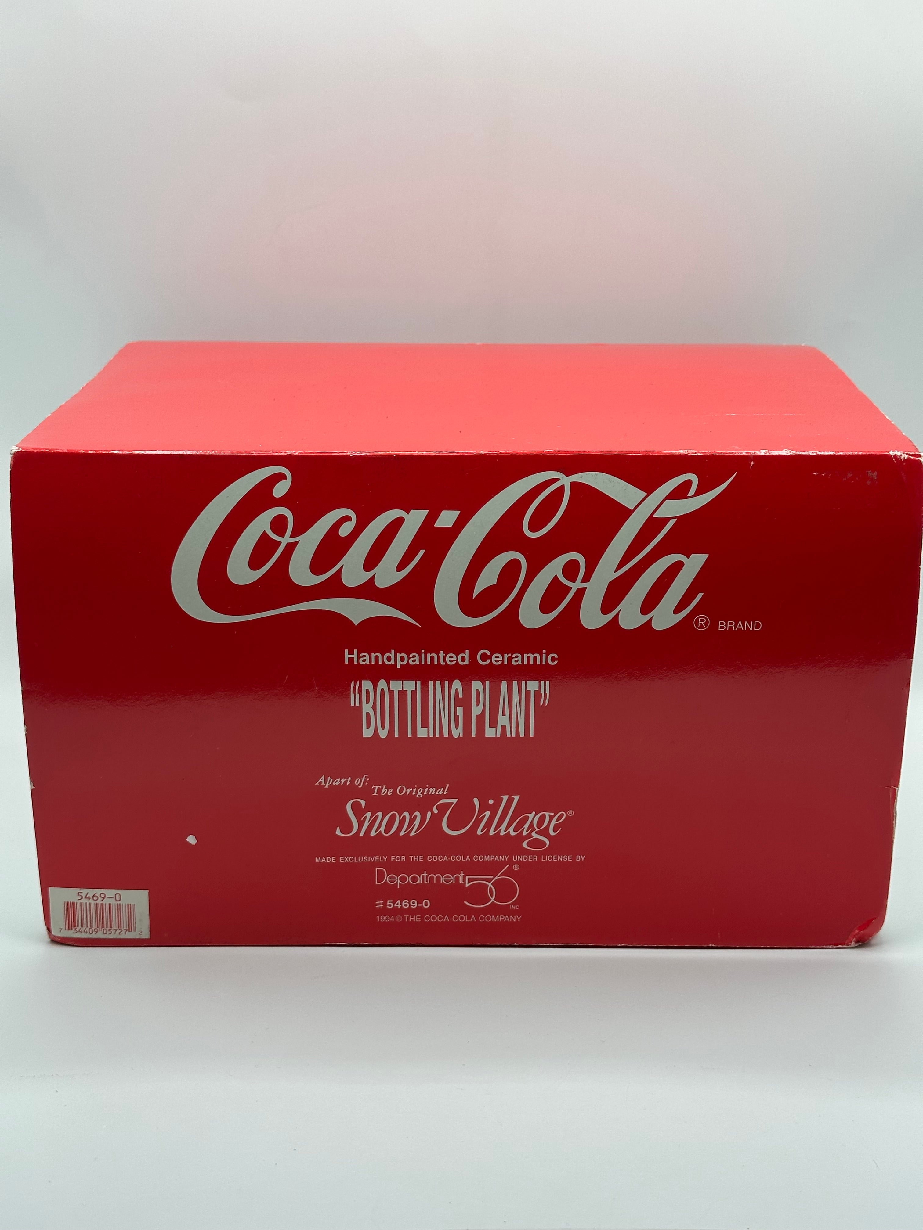 Dept 56 Original Snow Village Coca-Cola Bottling Plant – Vintage