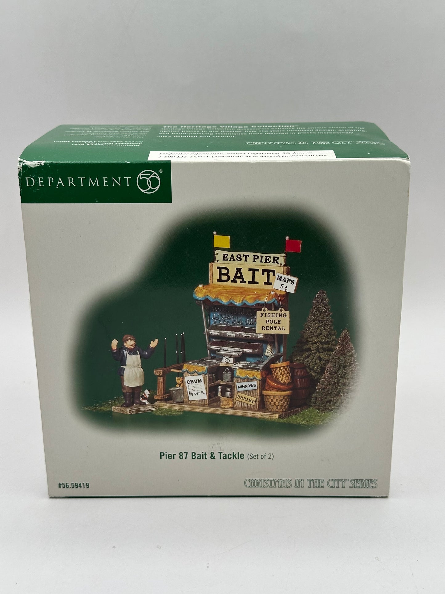 Department 56 - Pier 87 Bait & Tackle - Christmas in the City (Please Read)