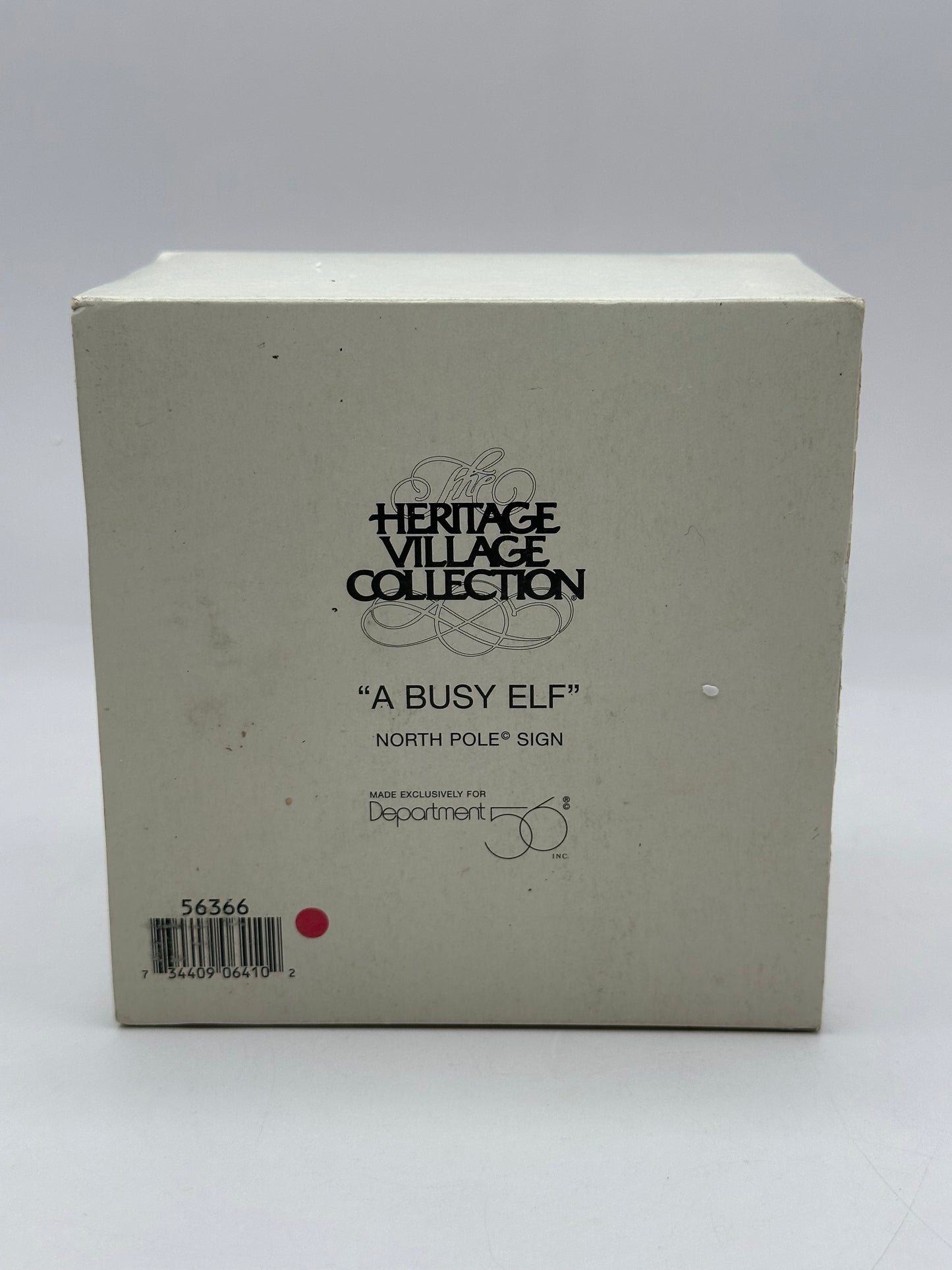 Dept 56 North Pole A Busy Elf - North Pole Series