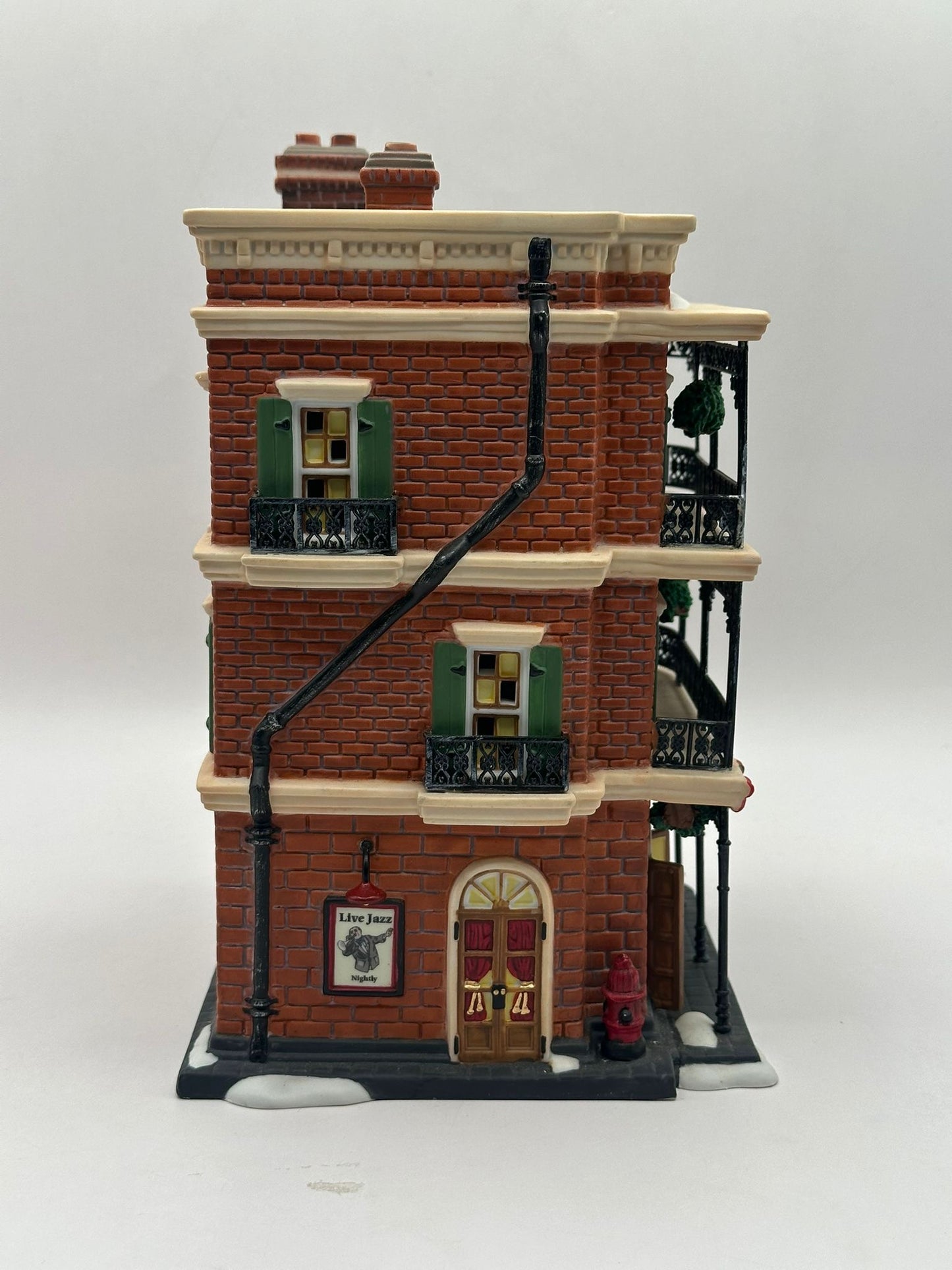 Department 56 - Jambalaya Cafe (*Missing Sign*) - Christmas in the City