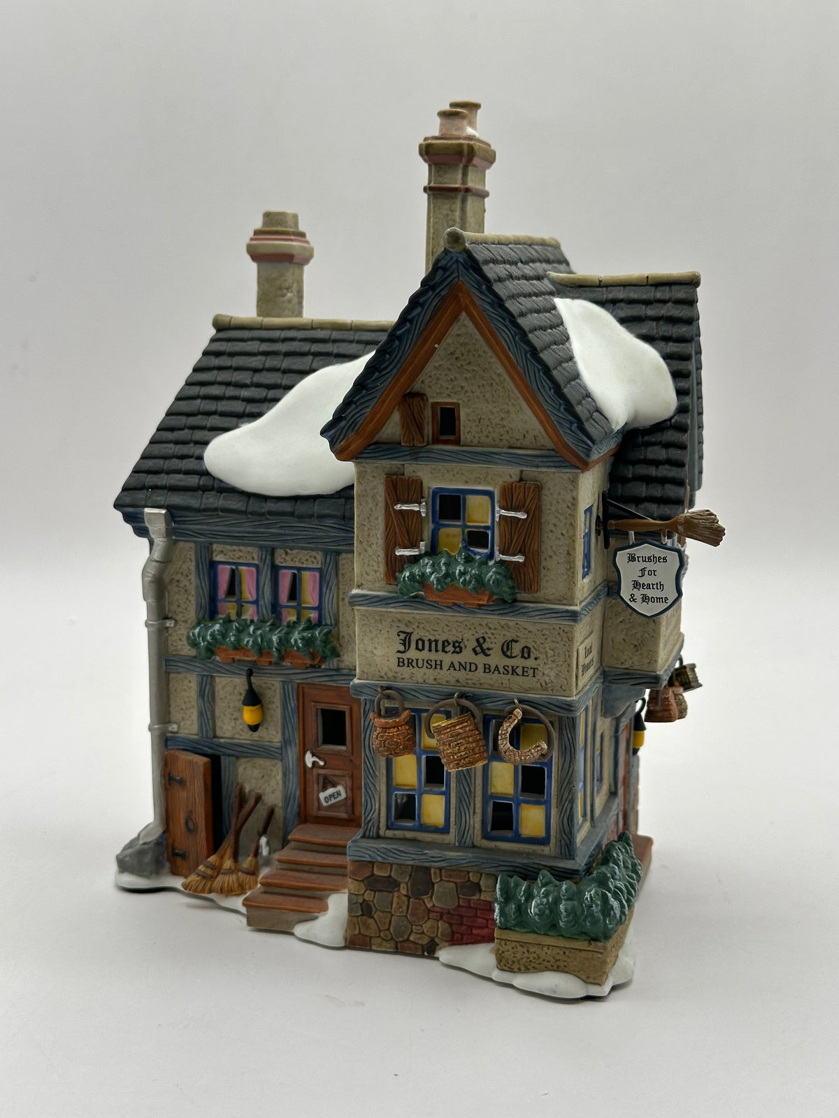 Department 56 - Jones & Co. Brush & Basket Shop (Anniversary Edition) - Dickens' Village
