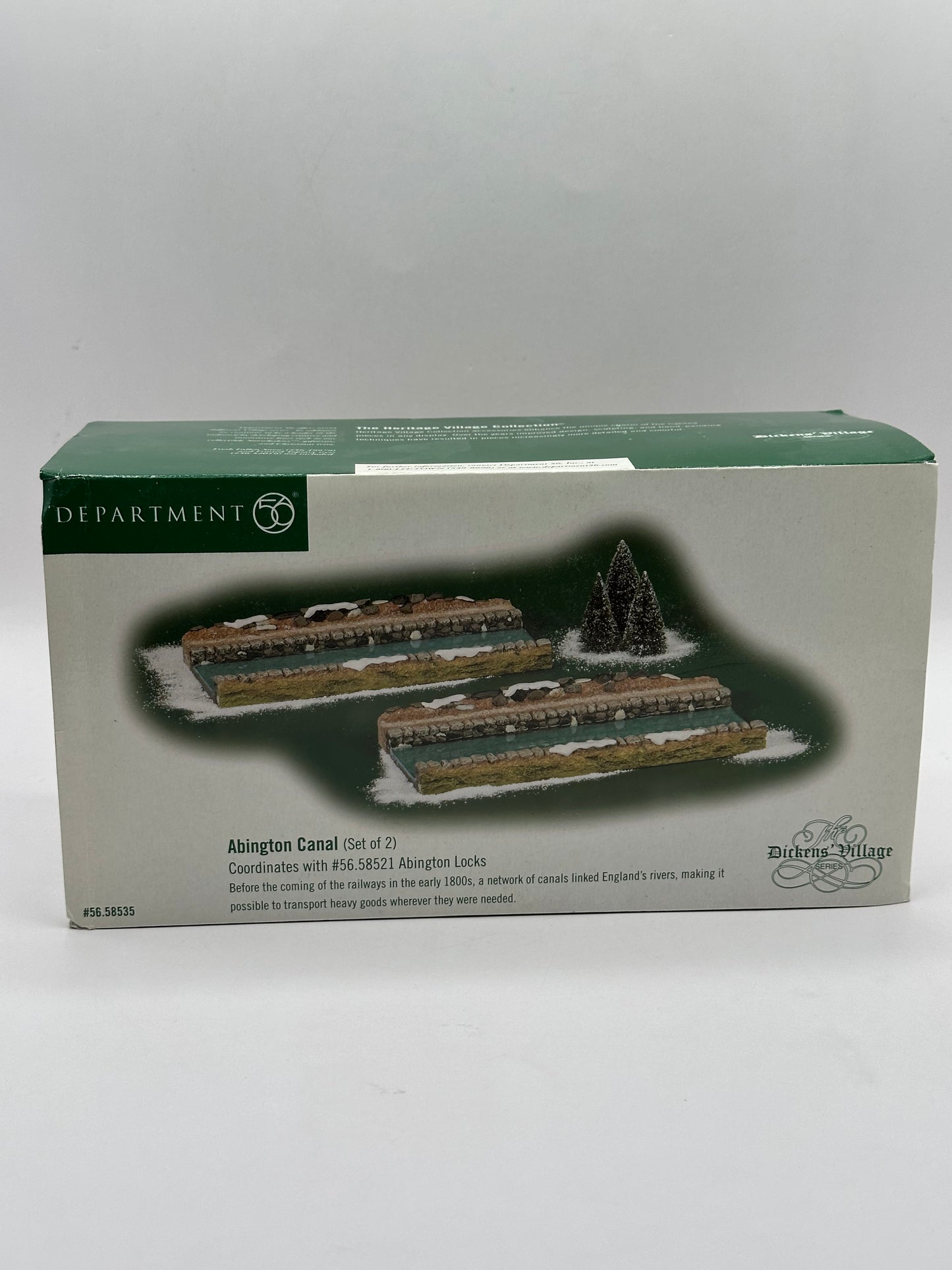 Department 56 - Abington Canal - Dickens' Village