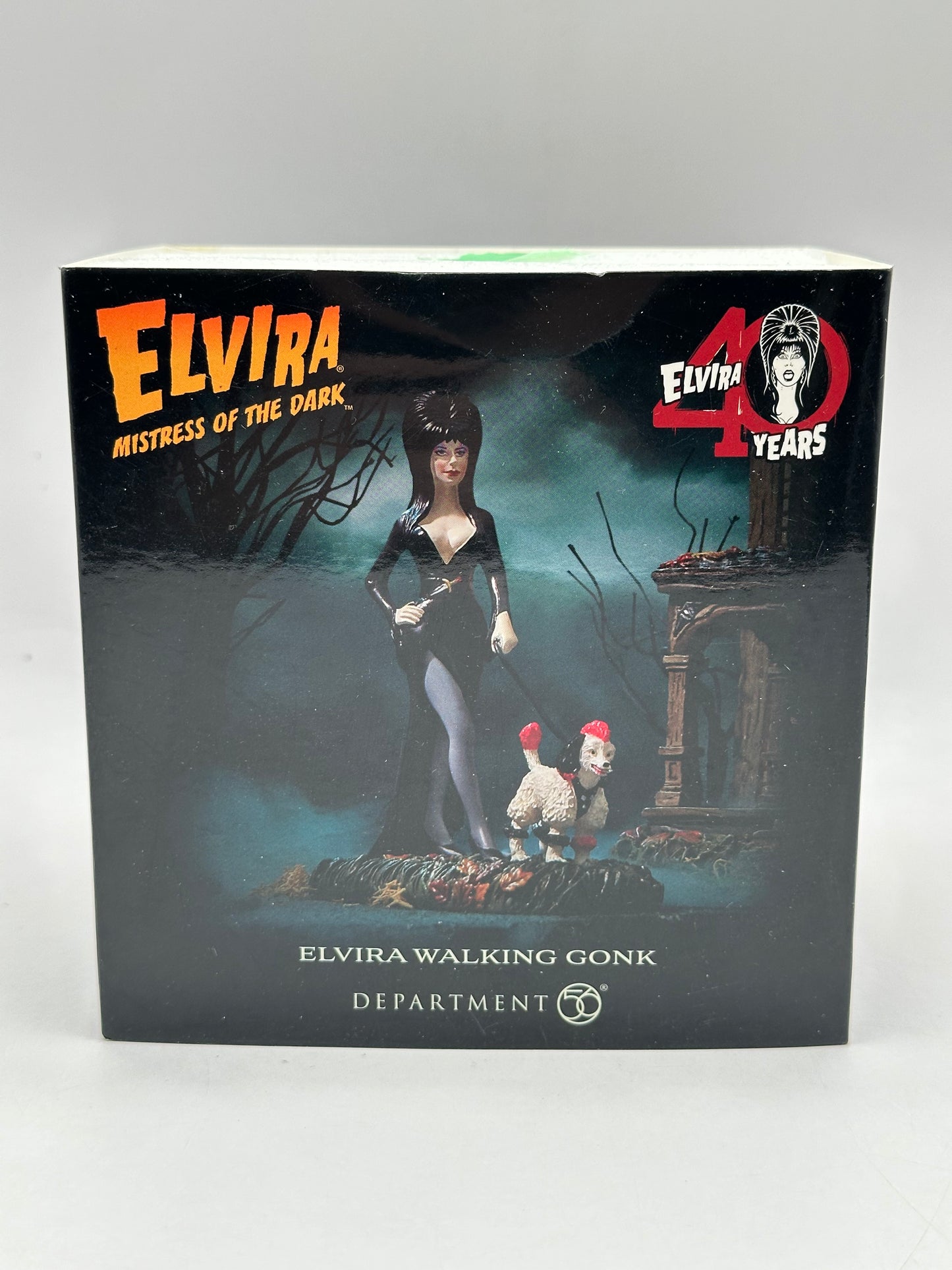 Department 56 - Elvira Walking Gonk - Snow Village Halloween