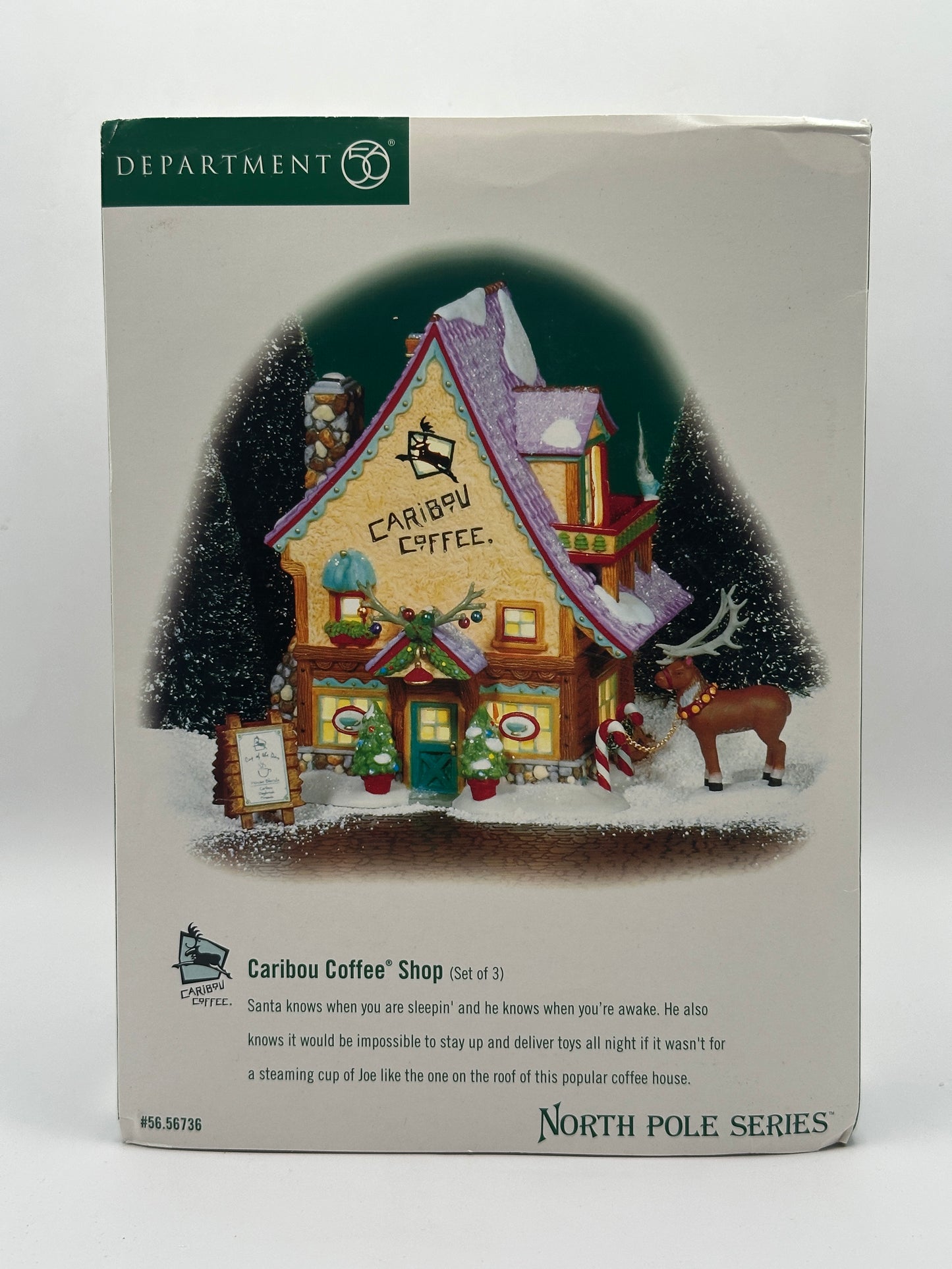 Department 56 - Caribou Coffee Shop - North Pole Series
