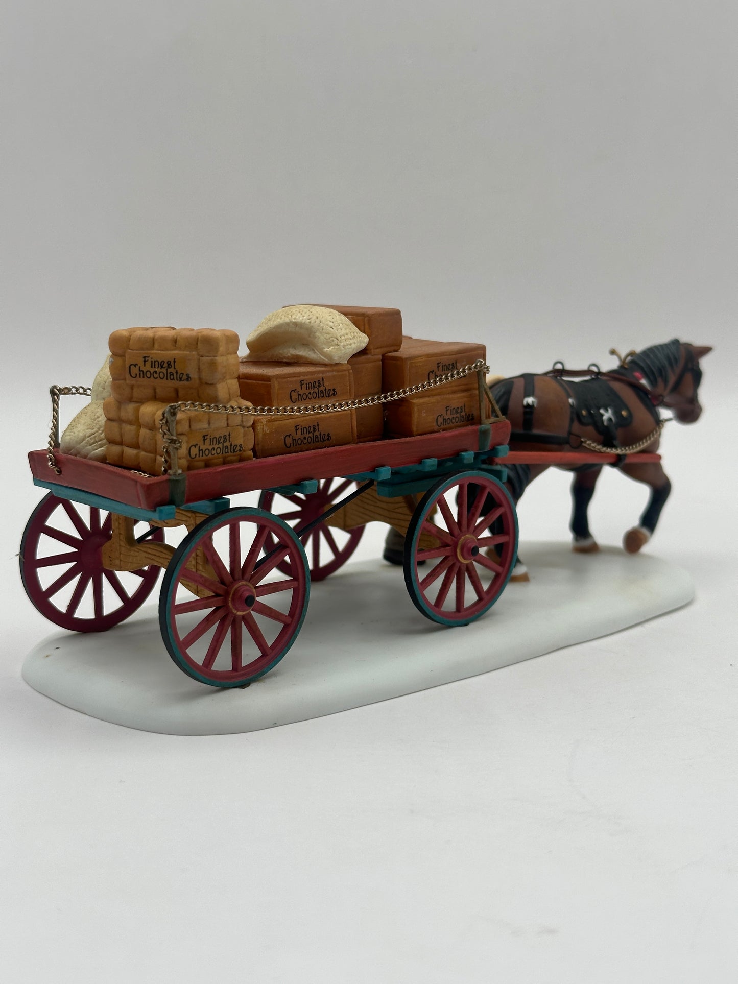 Department 56 - Gourmet Chocolates Delivery Wagon - Dickens' Village