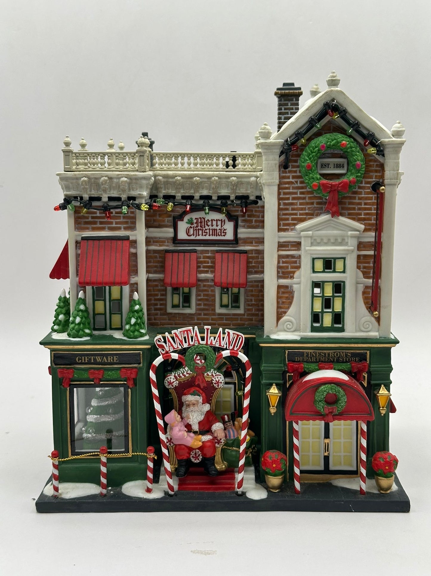 Department 56 - Visiting Santa at Finestrom's - Christmas in the City