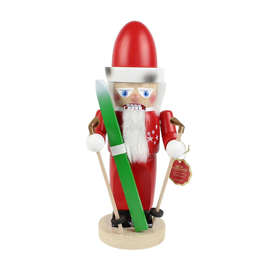 Steinbach Nutcracker - Chubby Skiing Santa 12.6"