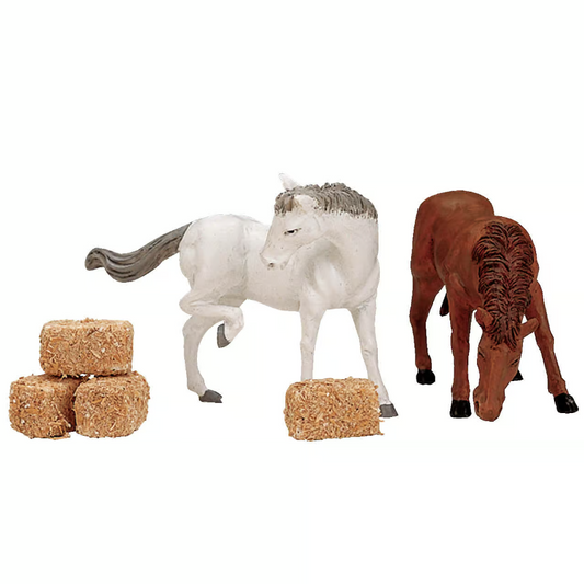 Lemax - Feed For The Horses, Set Of 6