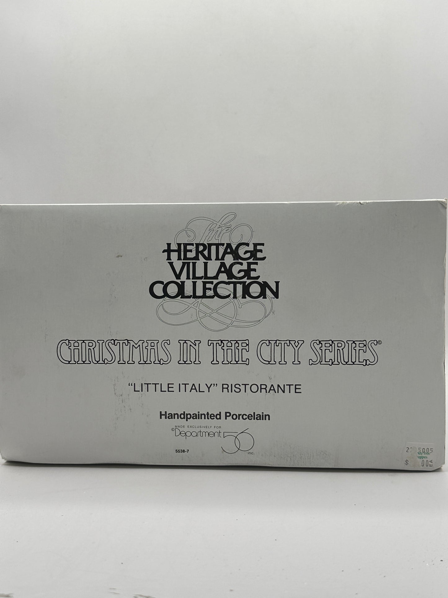 Department 56 - 'Little Italy' Ristorante - Christmas in the City