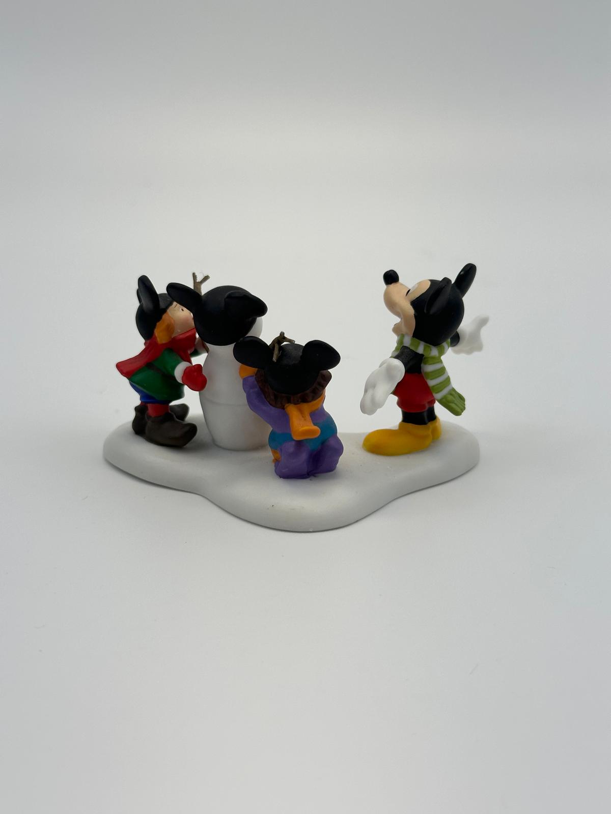 Department 56 - Mickey Builds A Snowman - North Pole Series