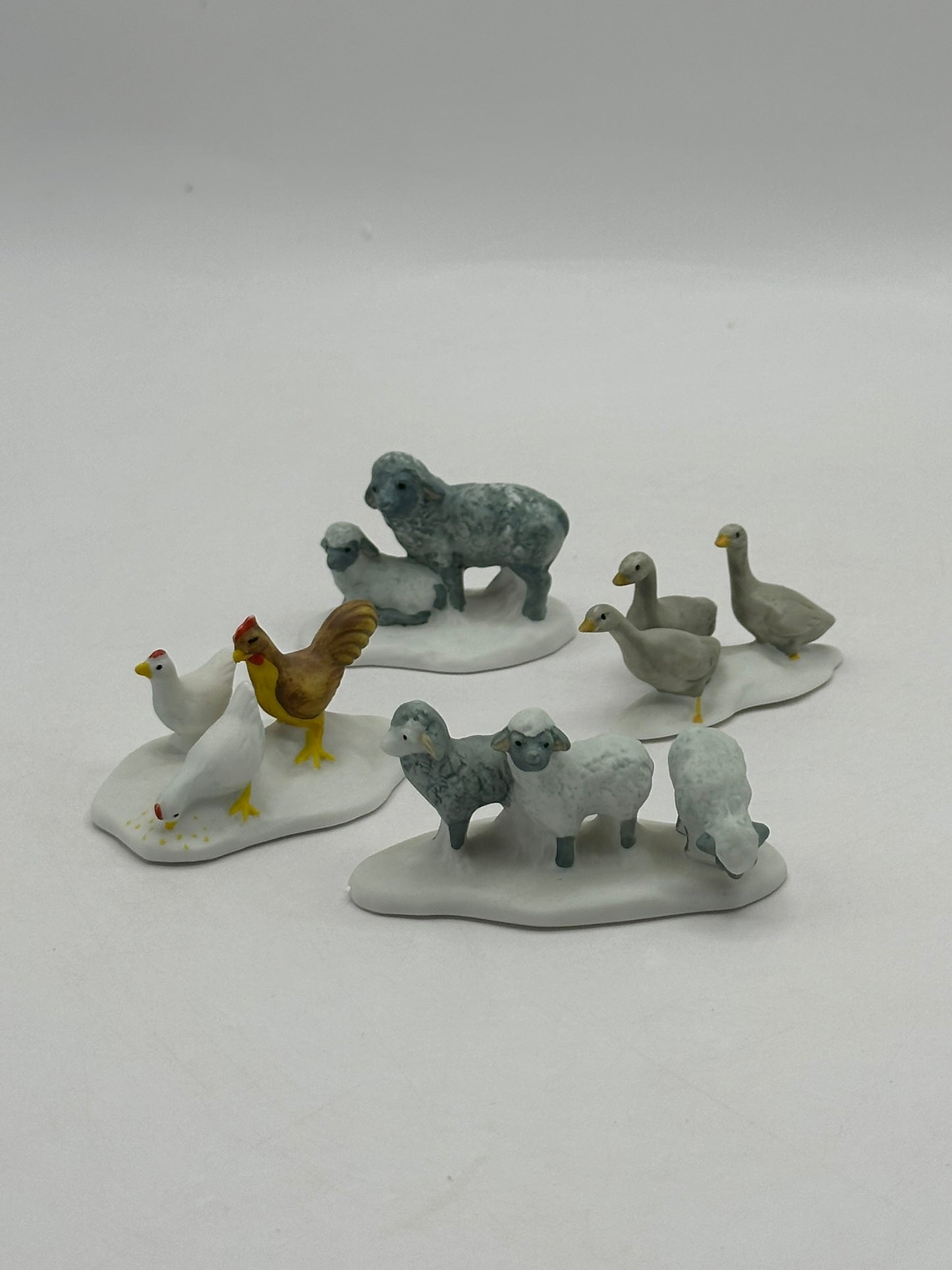 Department 56 - Farm Animal Figurines Set of 4 - New England Village