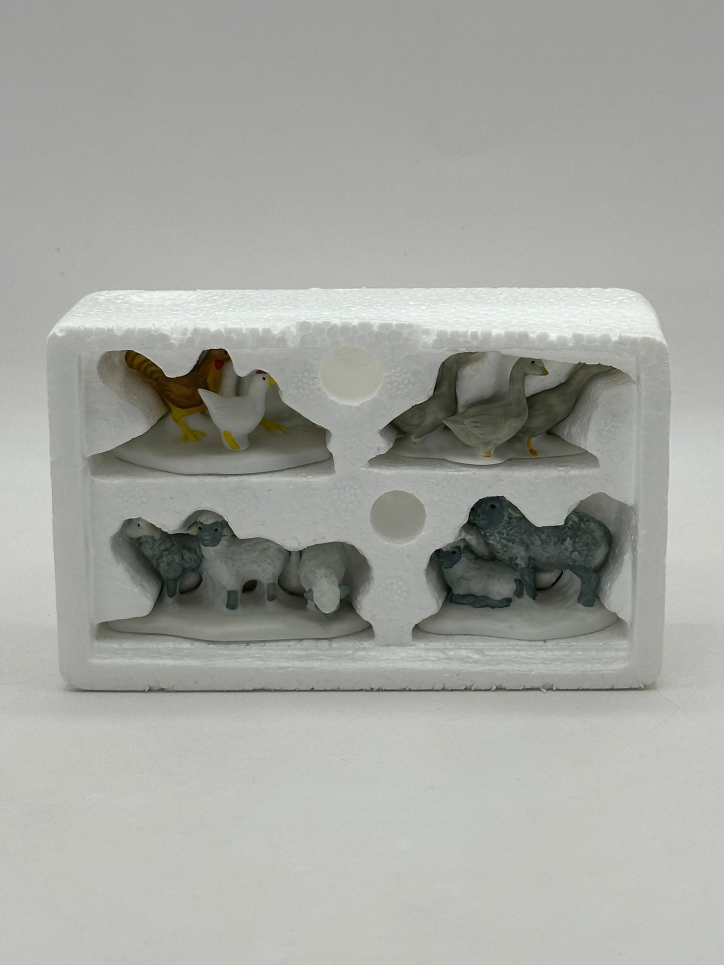 Department 56 - Farm Animal Figurines Set of 4 - New England Village