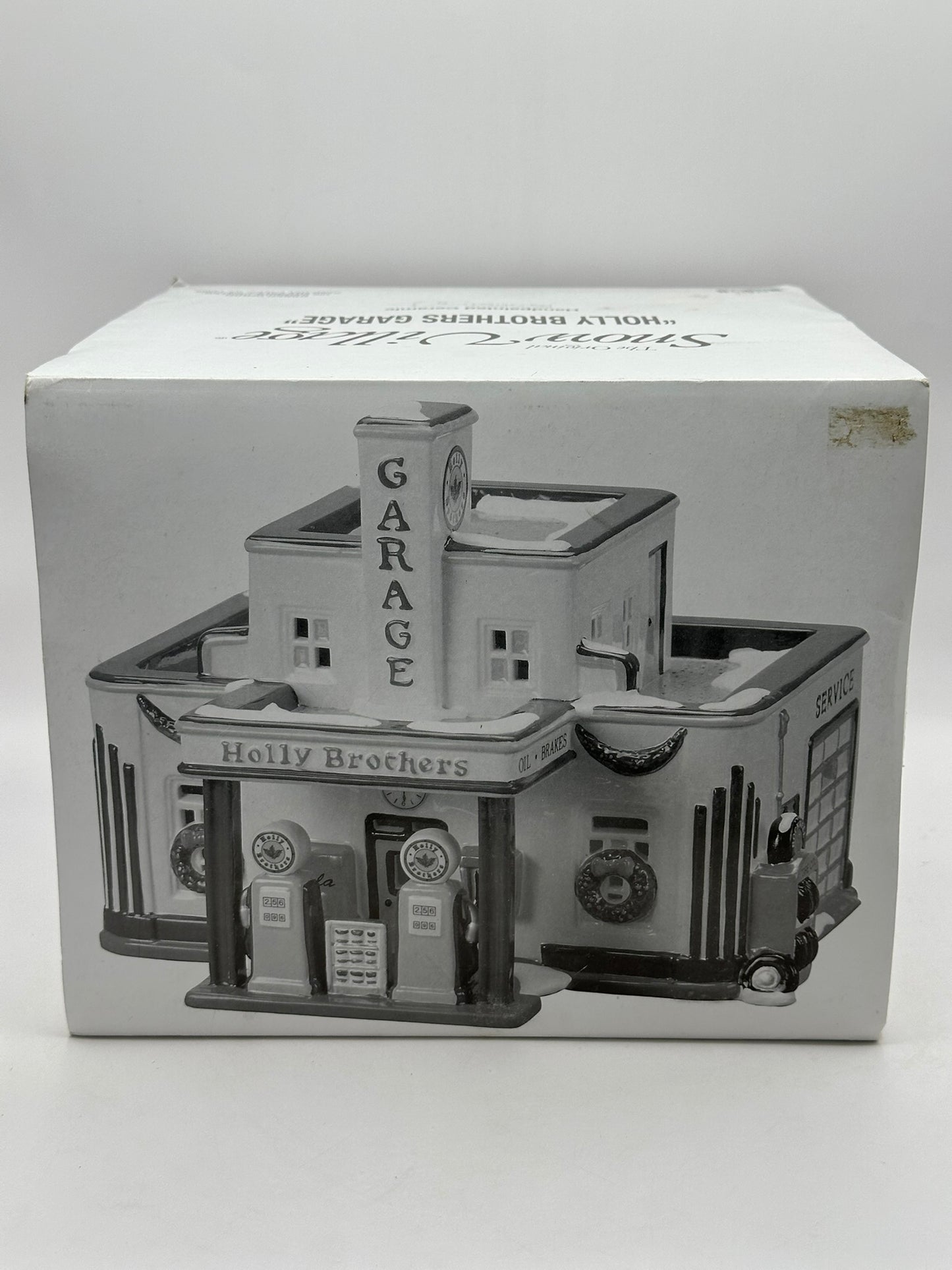 Department 56 - Holly Brothers Garage - Original Snow Village
