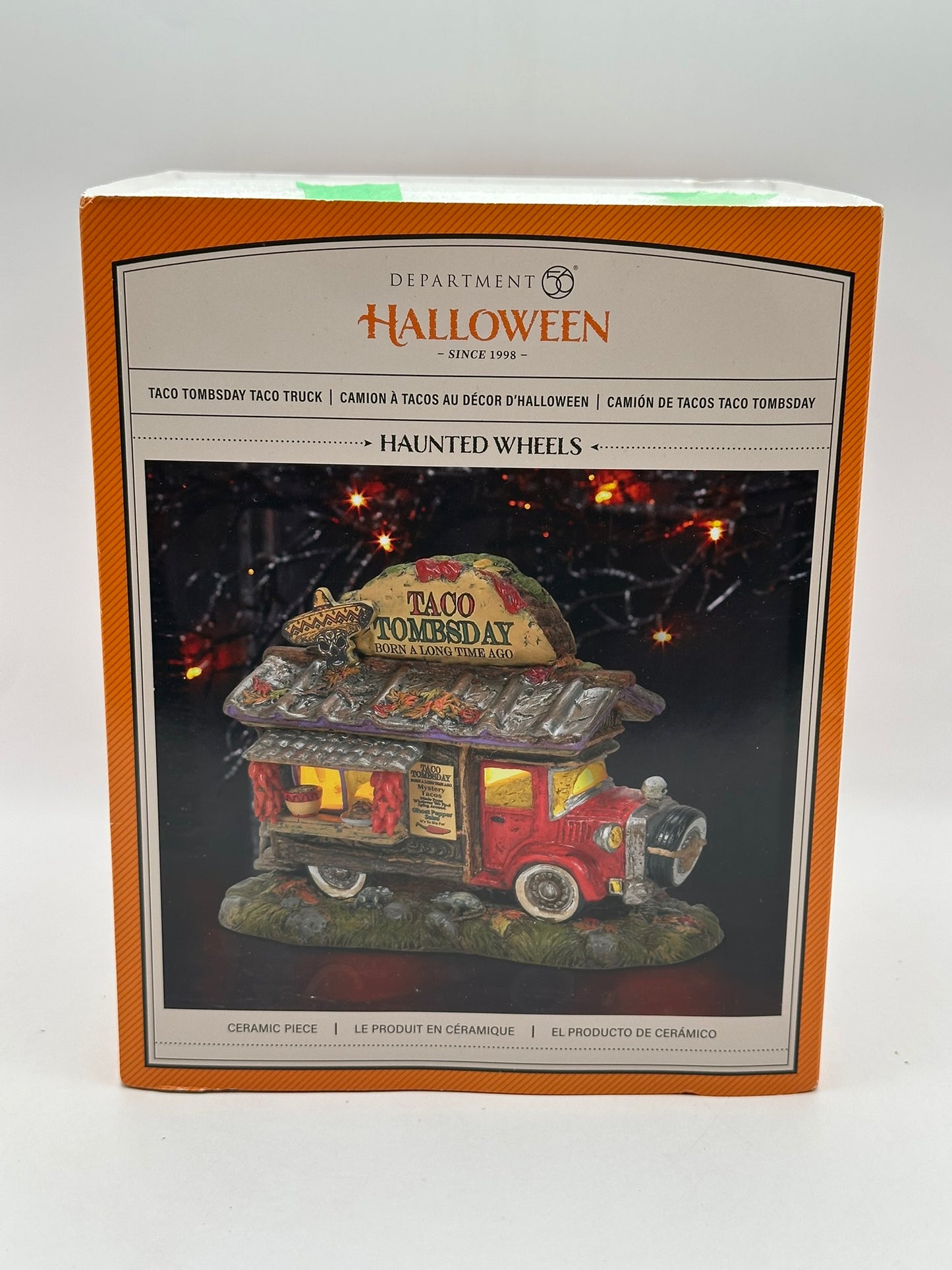Department 56 - Taco Tombsday Taco Truck - Snow Village Halloween