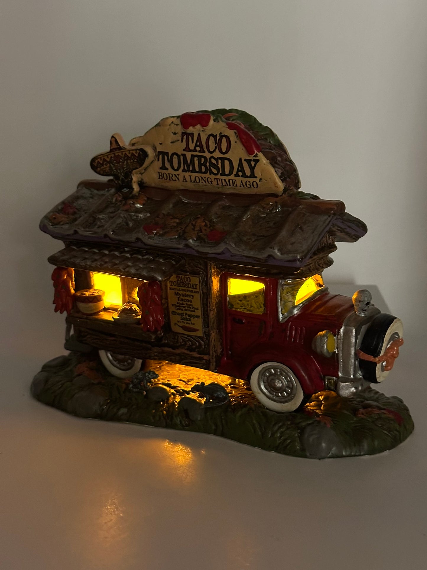 Department 56 - Taco Tombsday Taco Truck - Snow Village Halloween