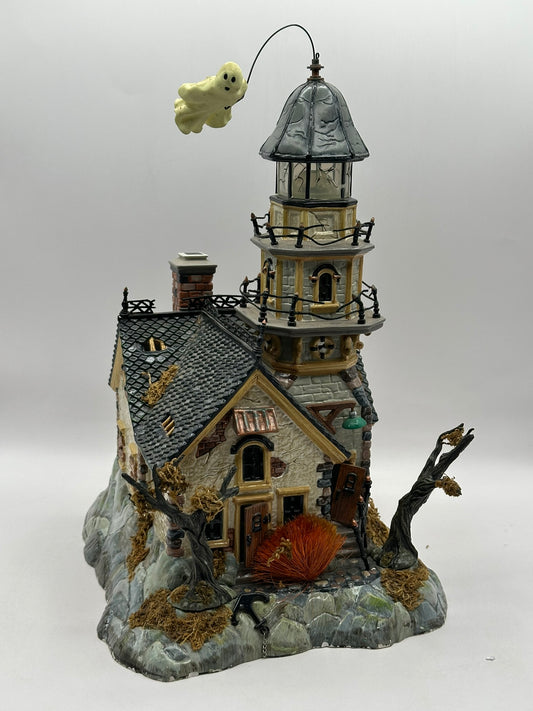 Department 56 - Shipwreck Lighthouse - Snow Village Halloween