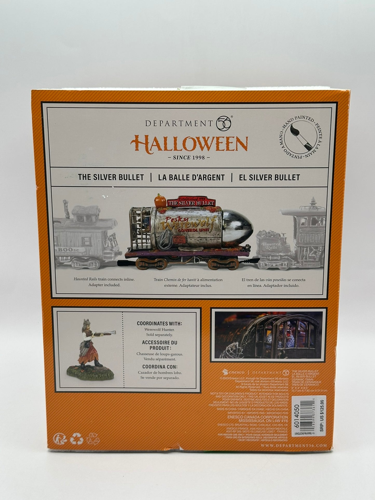 Department 56 - Haunted Rails The Silver Bullet - Snow Village Halloween