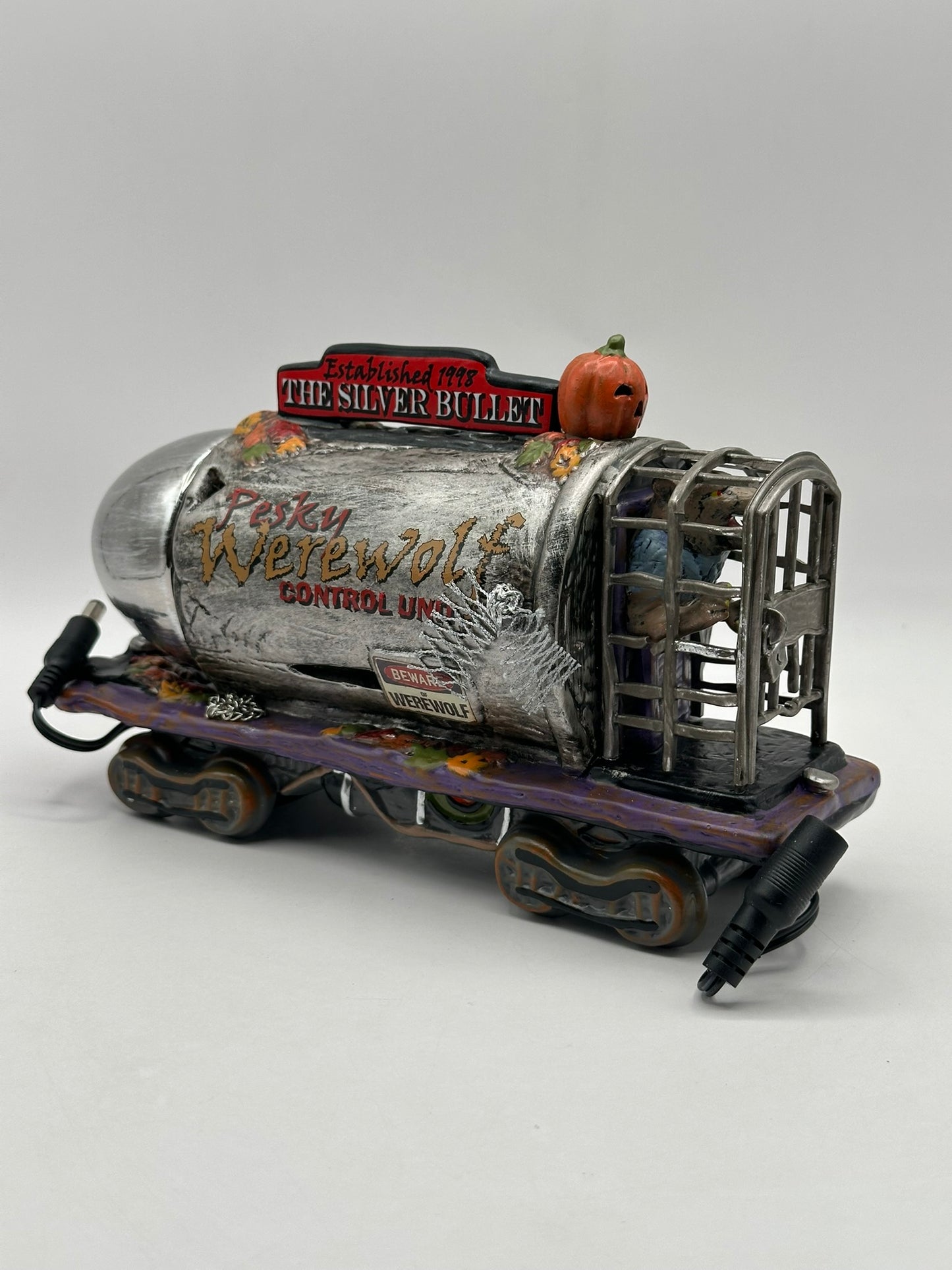 Department 56 - Haunted Rails The Silver Bullet - Snow Village Halloween