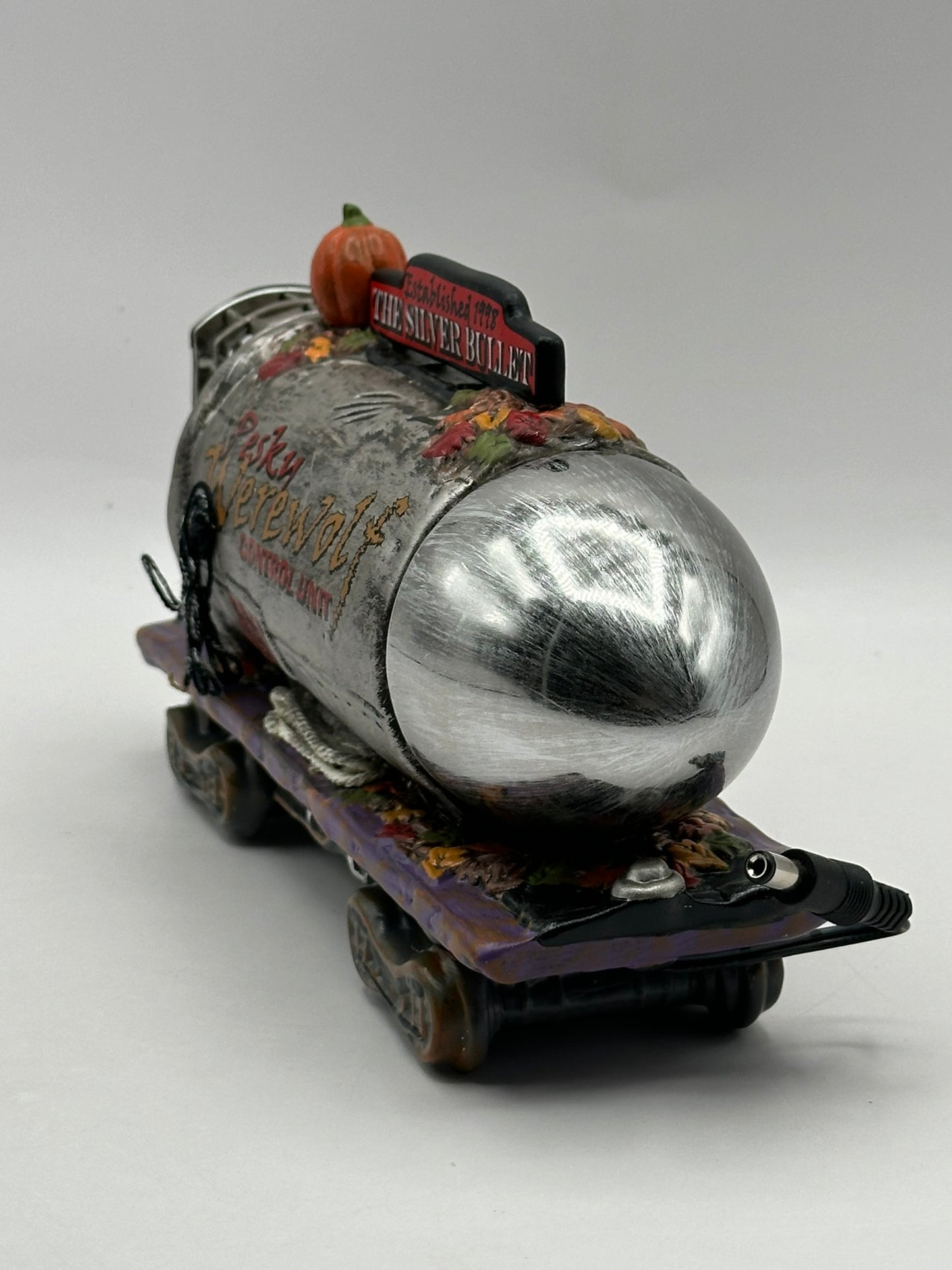 Department 56 - Haunted Rails The Silver Bullet - Snow Village Halloween