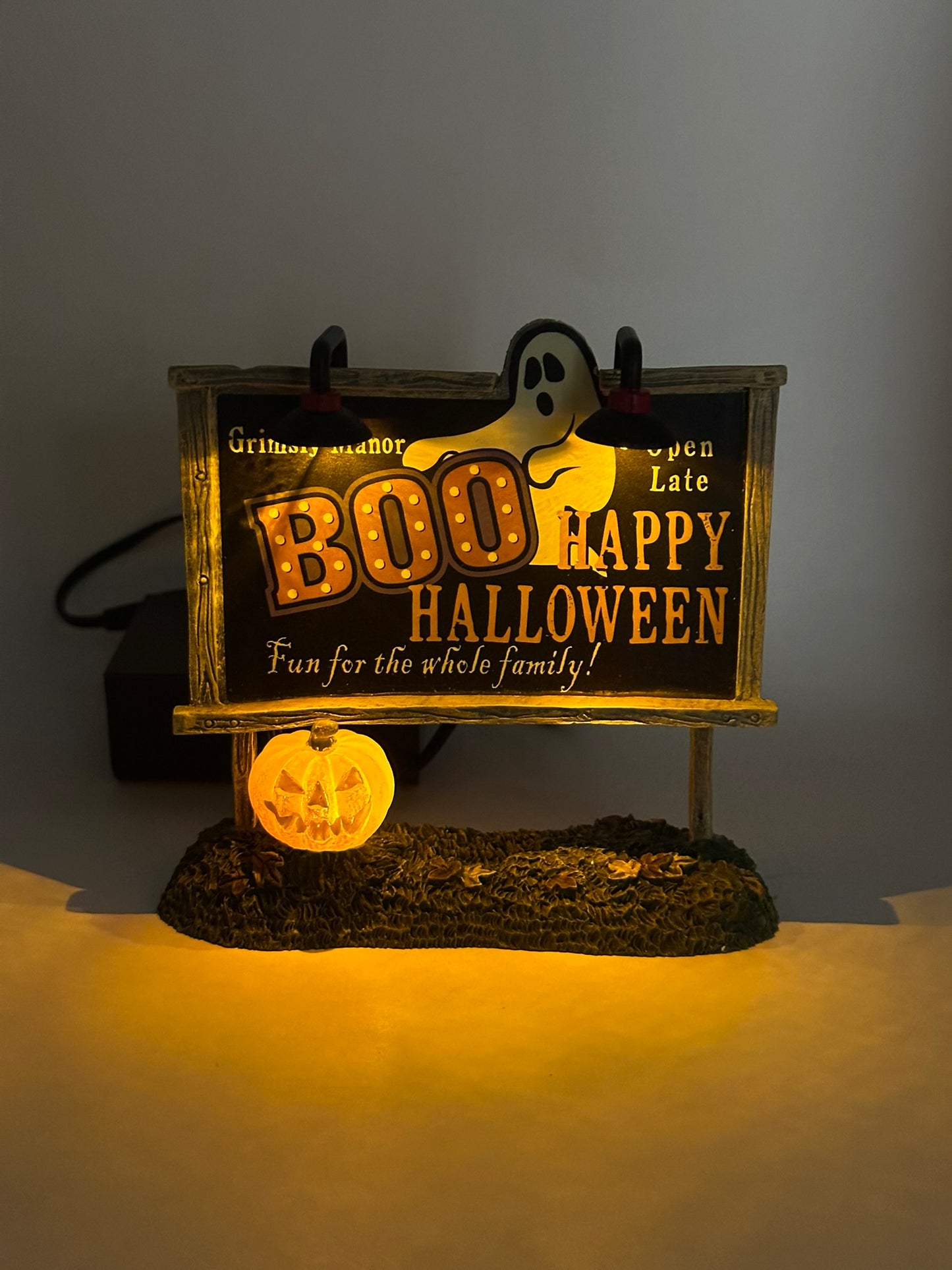 Department 56 - Lit Ghost Billboard - Snow Village Halloween