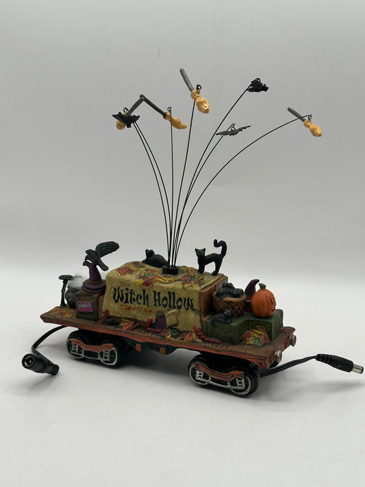 Department 56 - Haunted Rails Witch Hollow Supply Car - Snow Village Halloween
