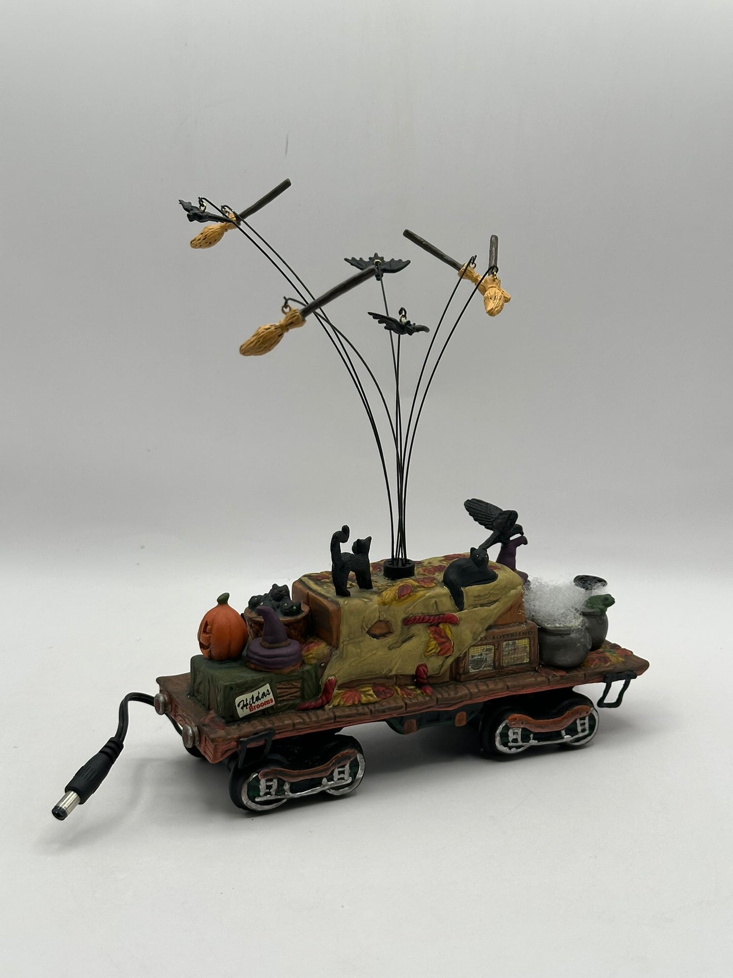 Department 56 - Haunted Rails Witch Hollow Supply Car - Snow Village Halloween