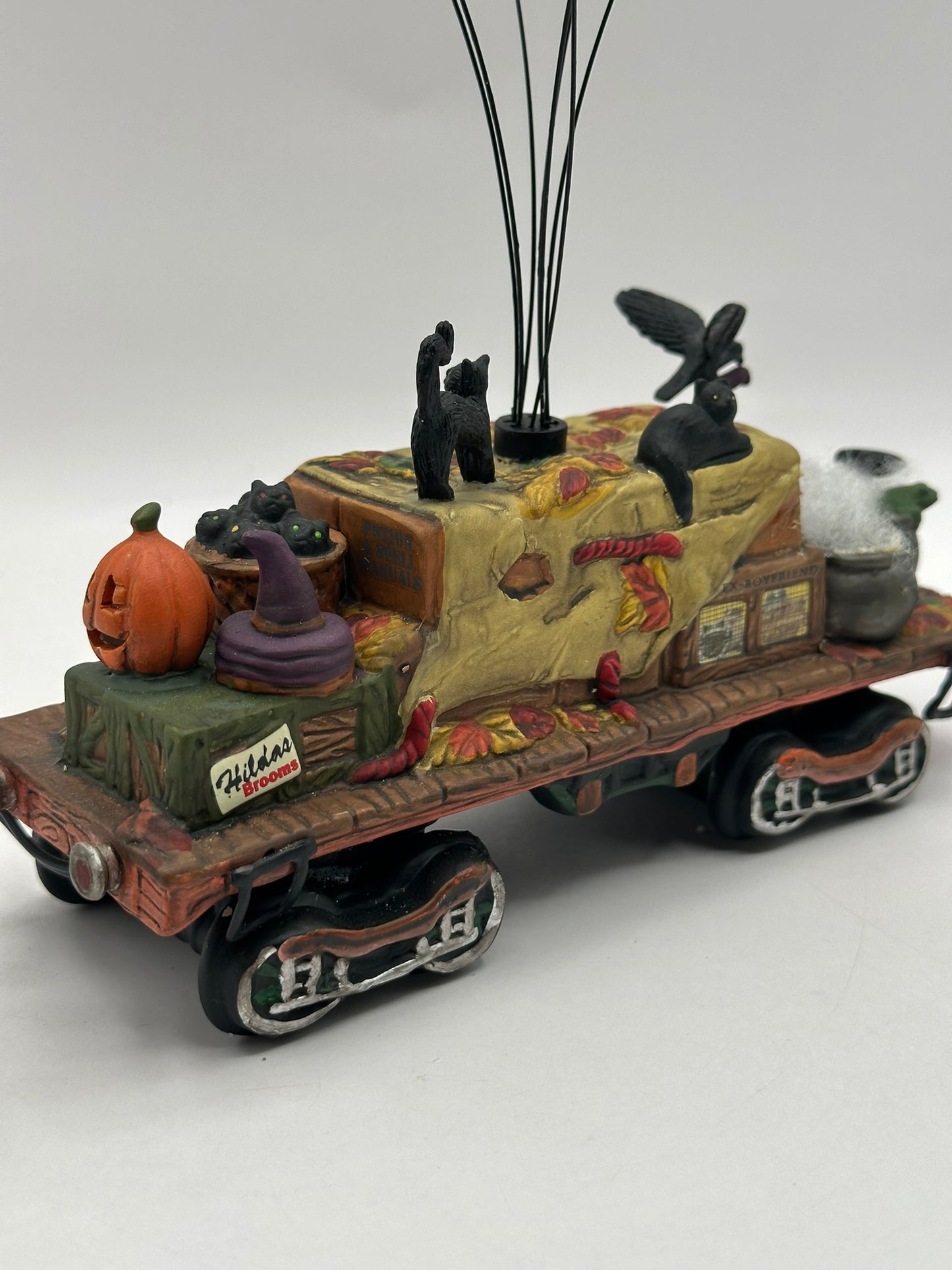 Department 56 - Haunted Rails Witch Hollow Supply Car - Snow Village Halloween