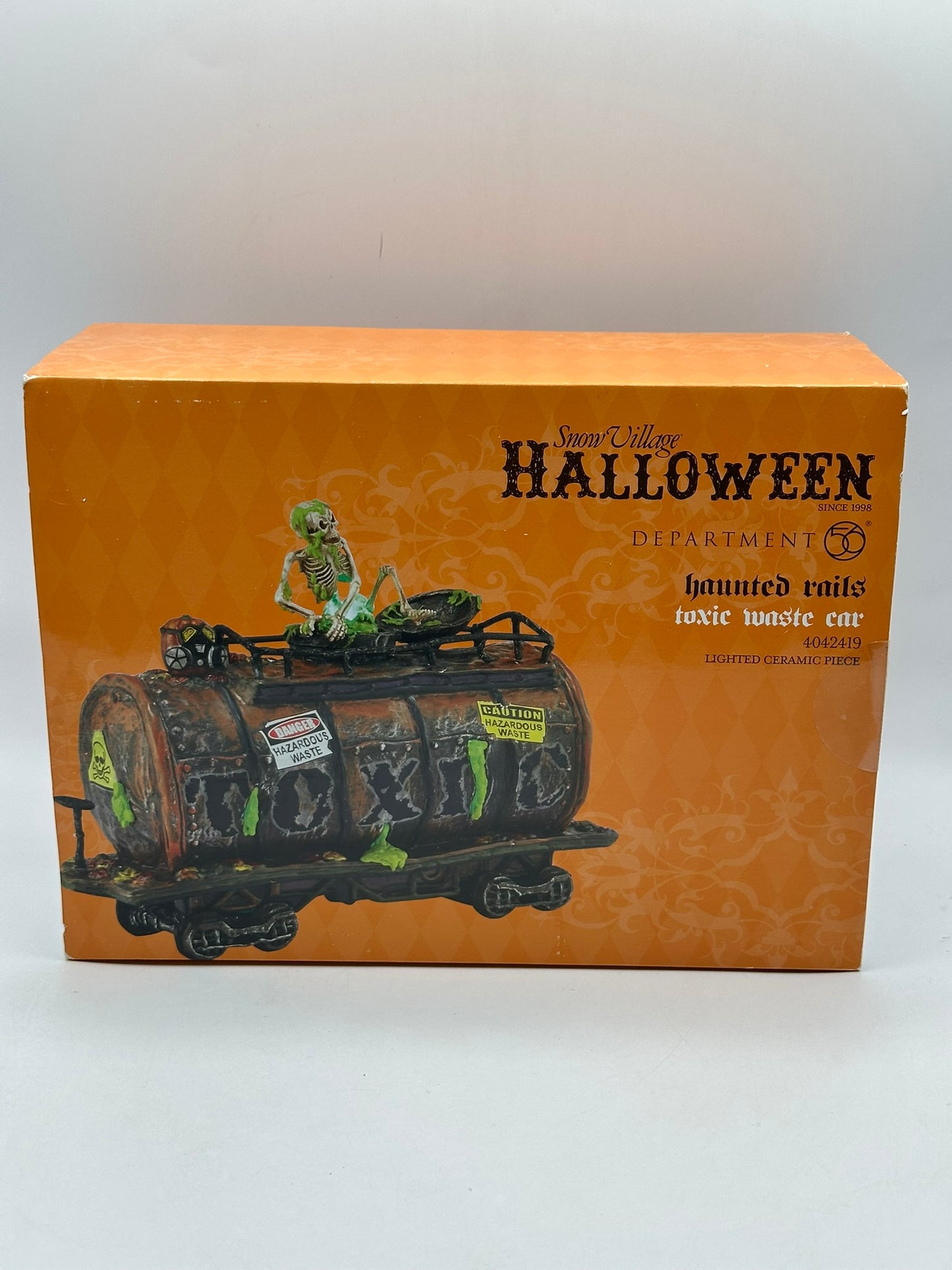 Department 56 - Haunted Rails Toxic Waste Car - Snow Village Halloween