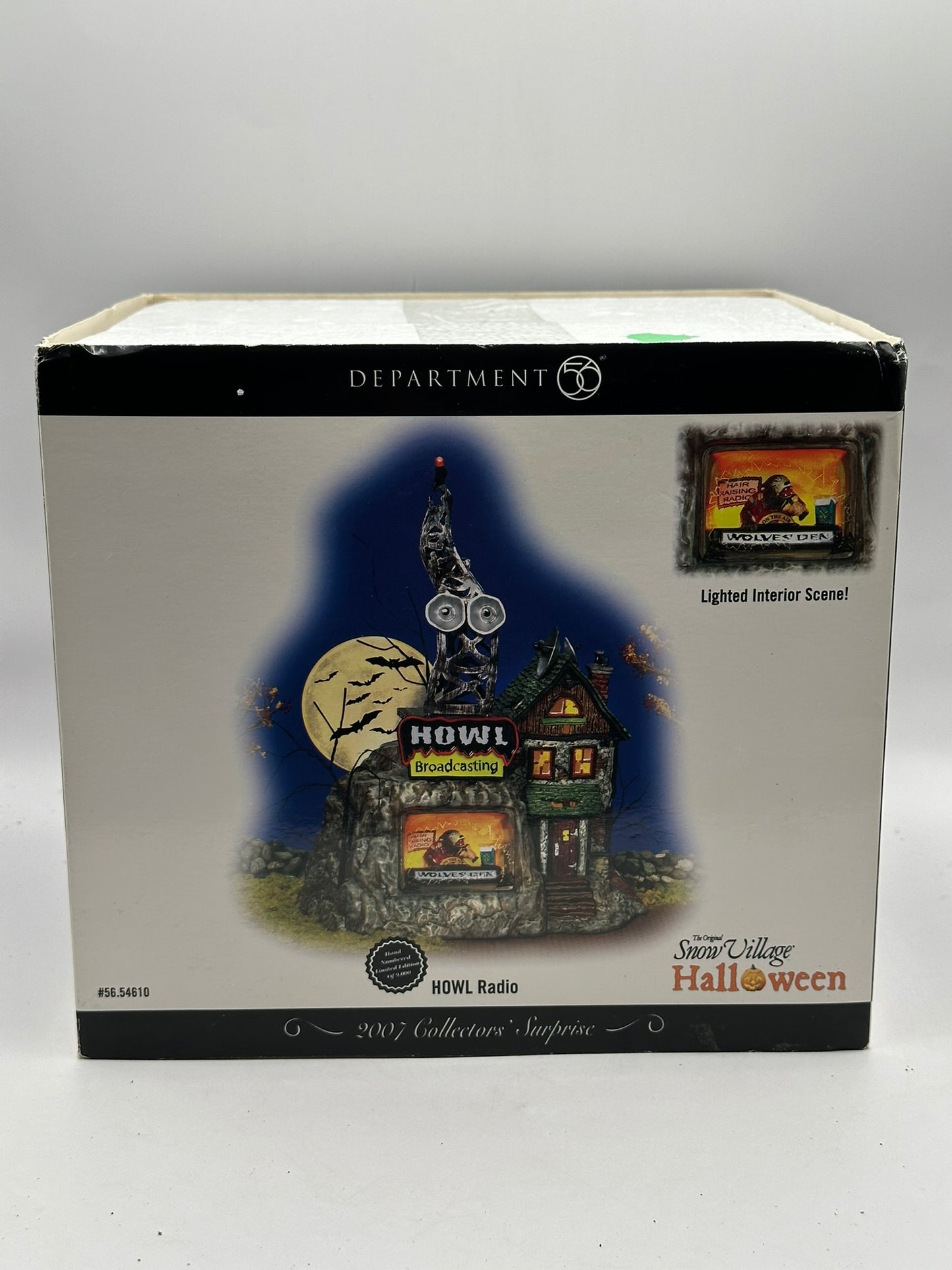 Department 56 - HOWL Radio - Snow Village Halloween