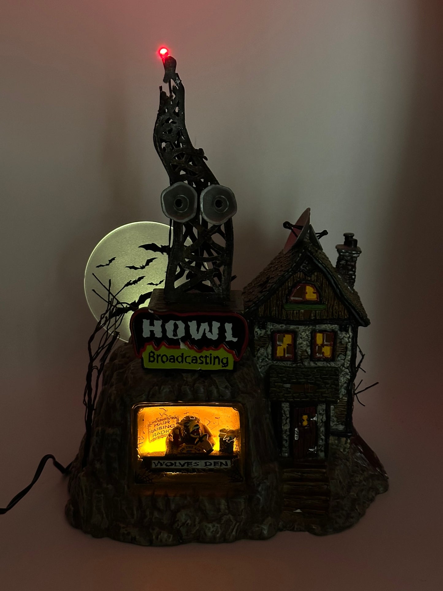 Department 56 - HOWL Radio - Snow Village Halloween